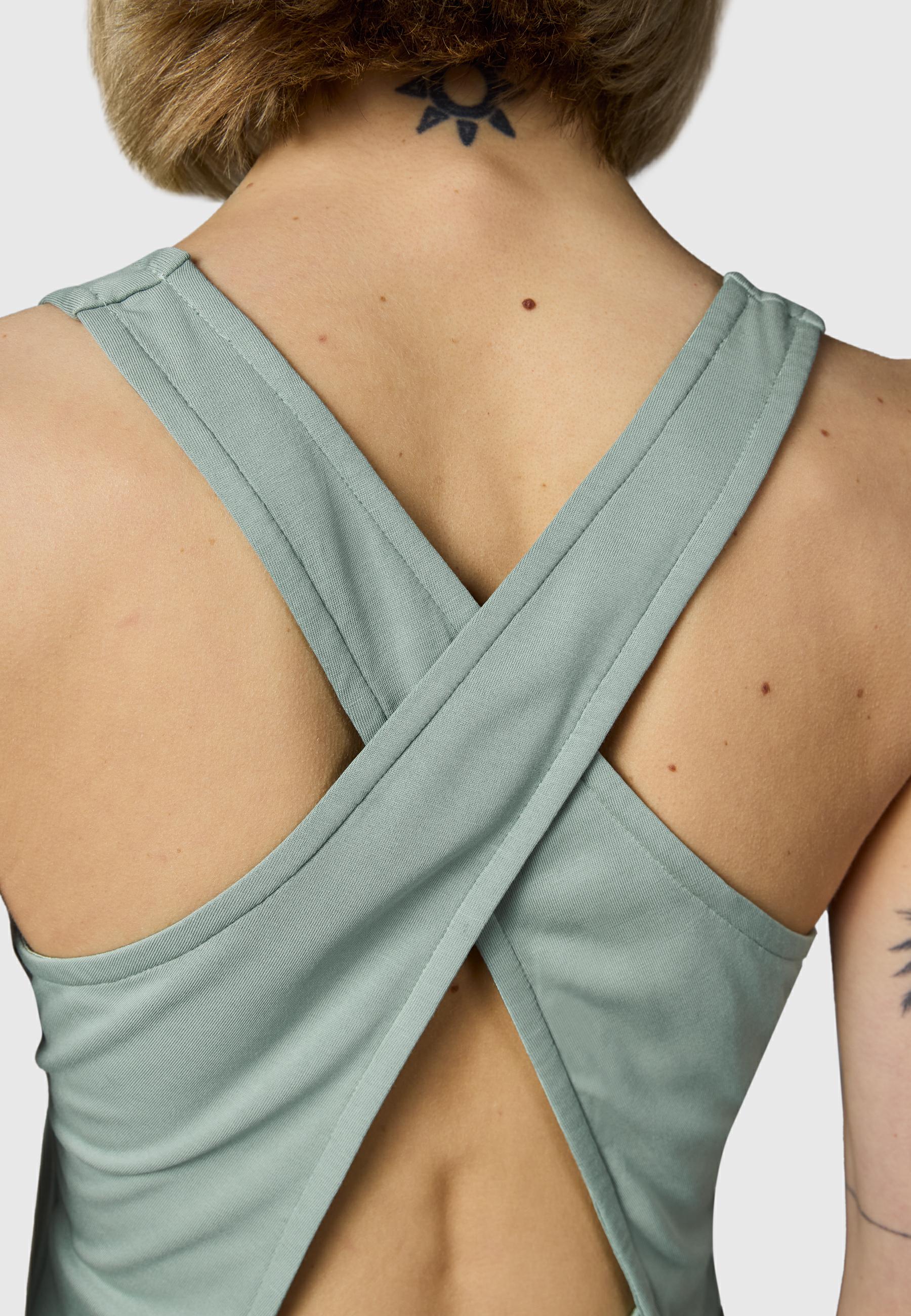 Sommerkleid mit Taillenzugband Mauglia YOUMODO Dursty Green