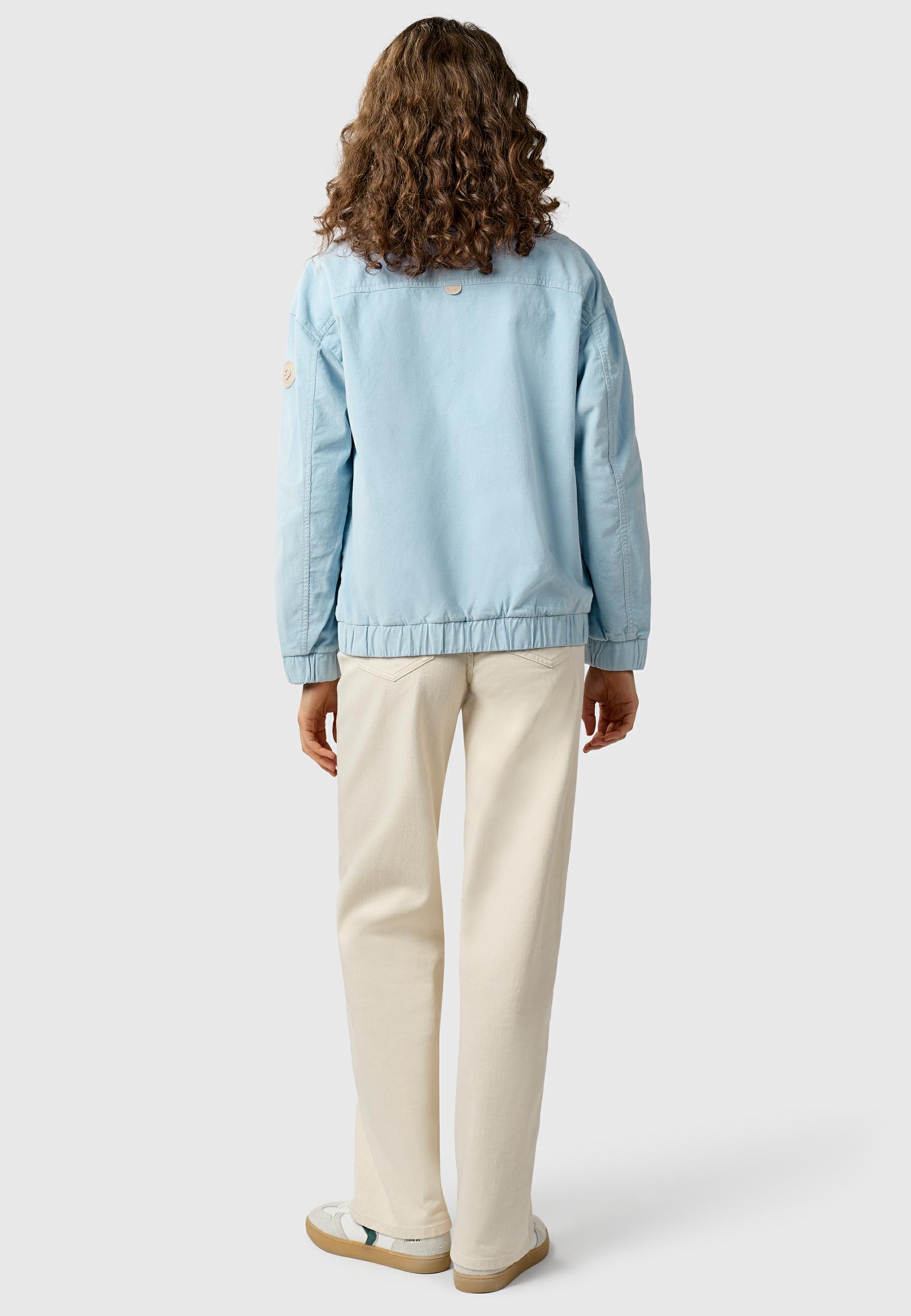 Lässige Kordjacke mit Hemdkragen "Melvene Cordy" Arctic Blue