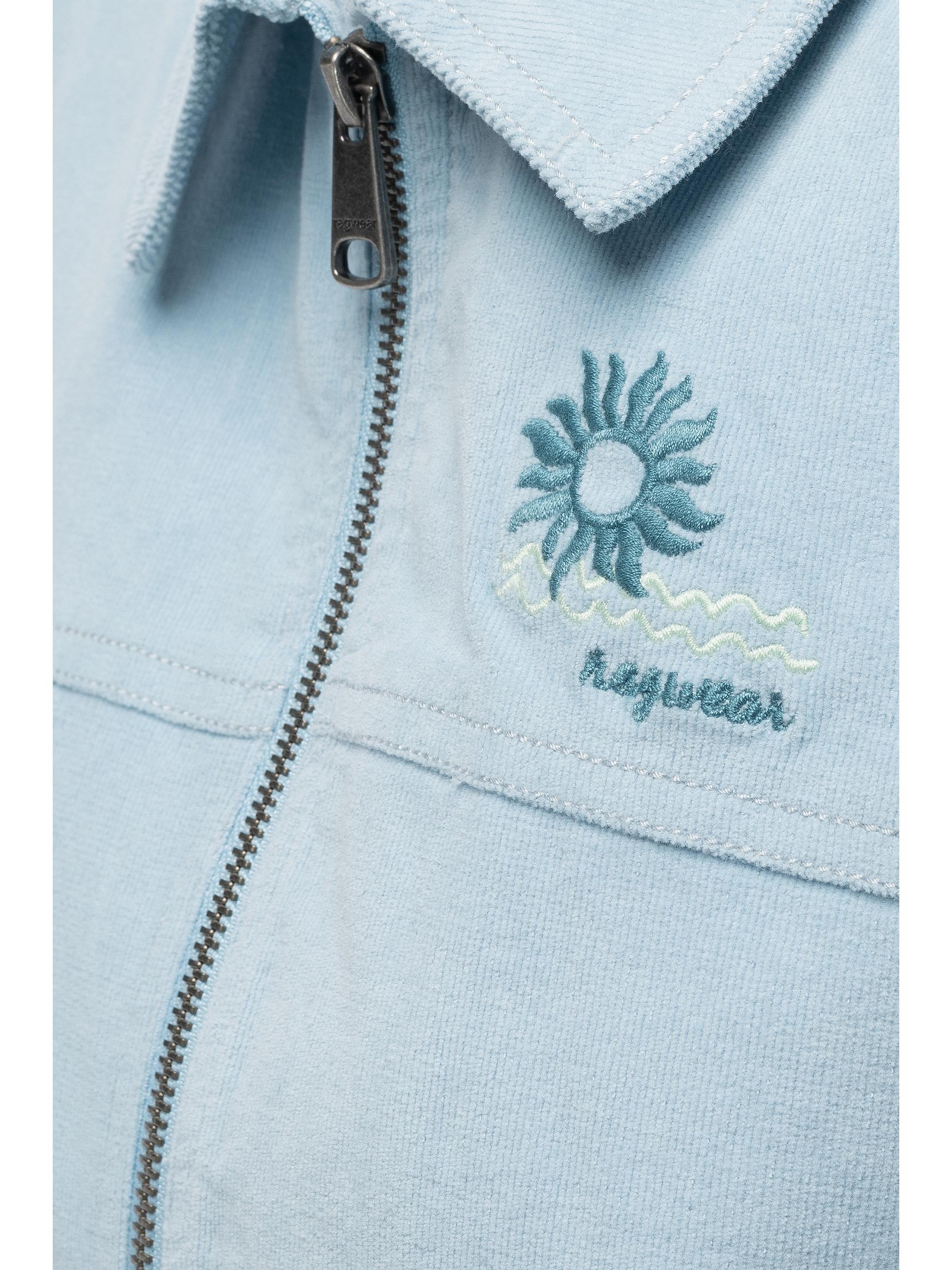 Lässige Kordjacke mit Hemdkragen "Melvene Cordy" Arctic Blue
