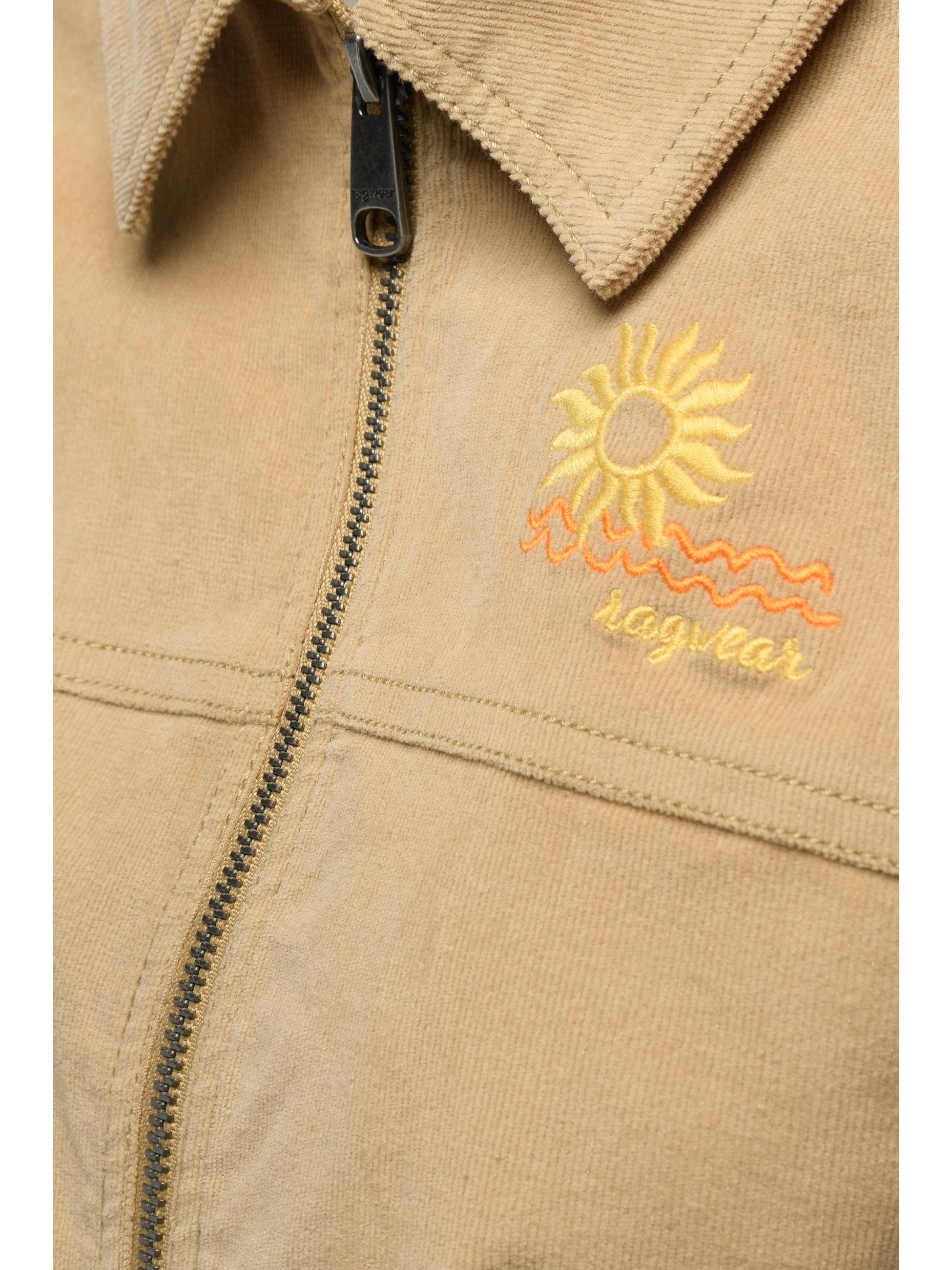 Lässige Kordjacke mit Hemdkragen "Melvene Cordy" Sand