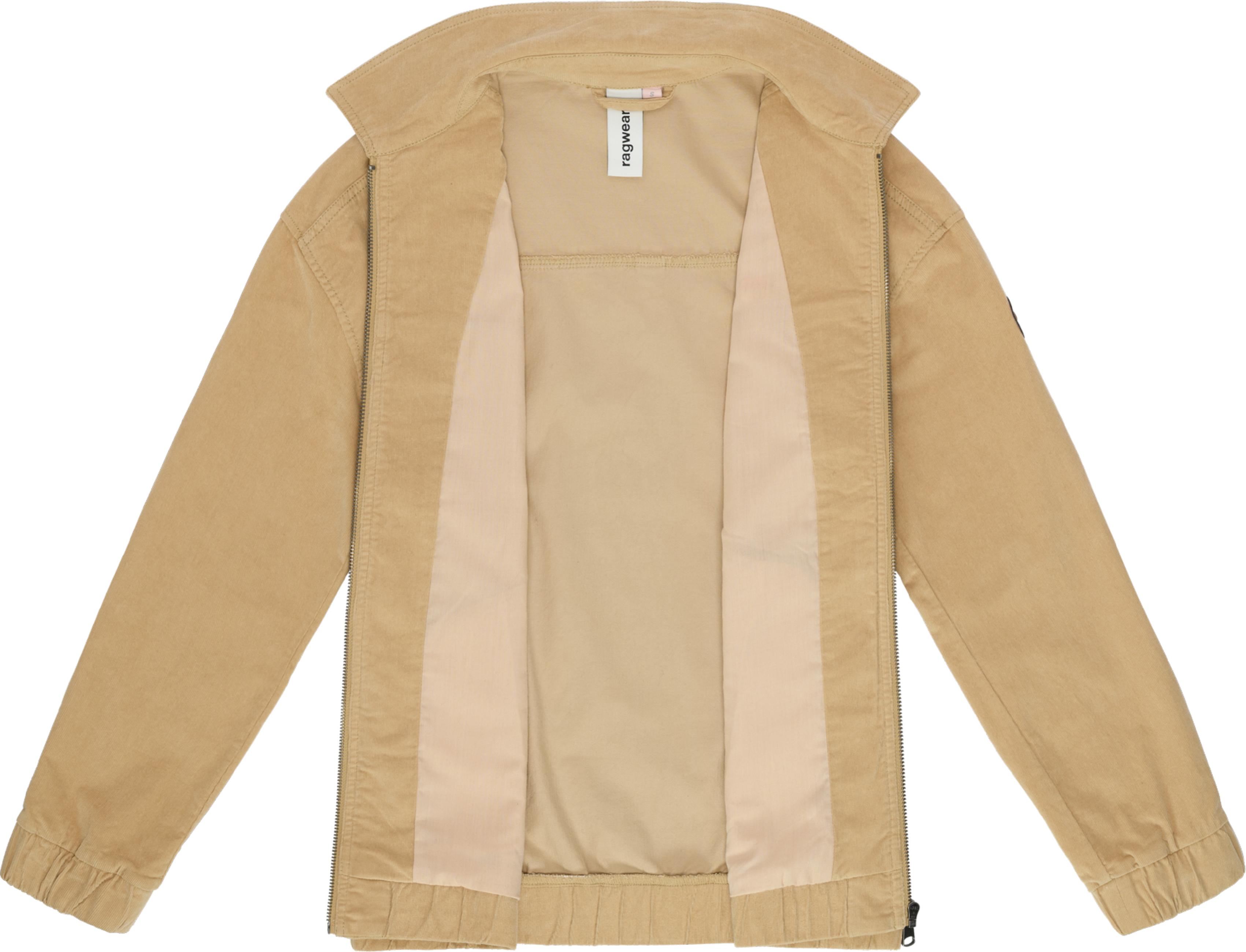 Lässige Kordjacke mit Hemdkragen "Melvene Cordy" Sand
