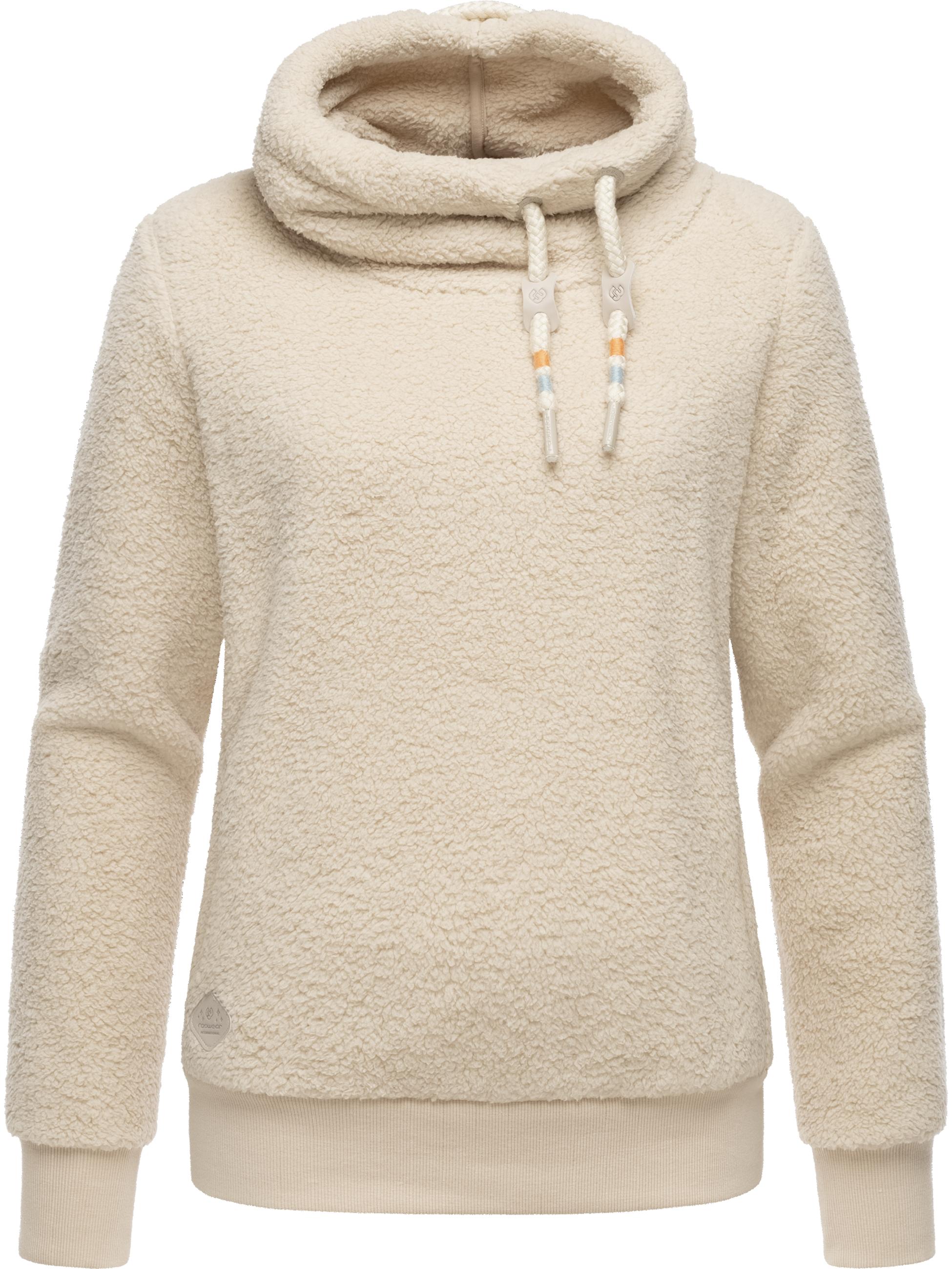 Sweatshirt in Teddy-Optik "Menny" Beige