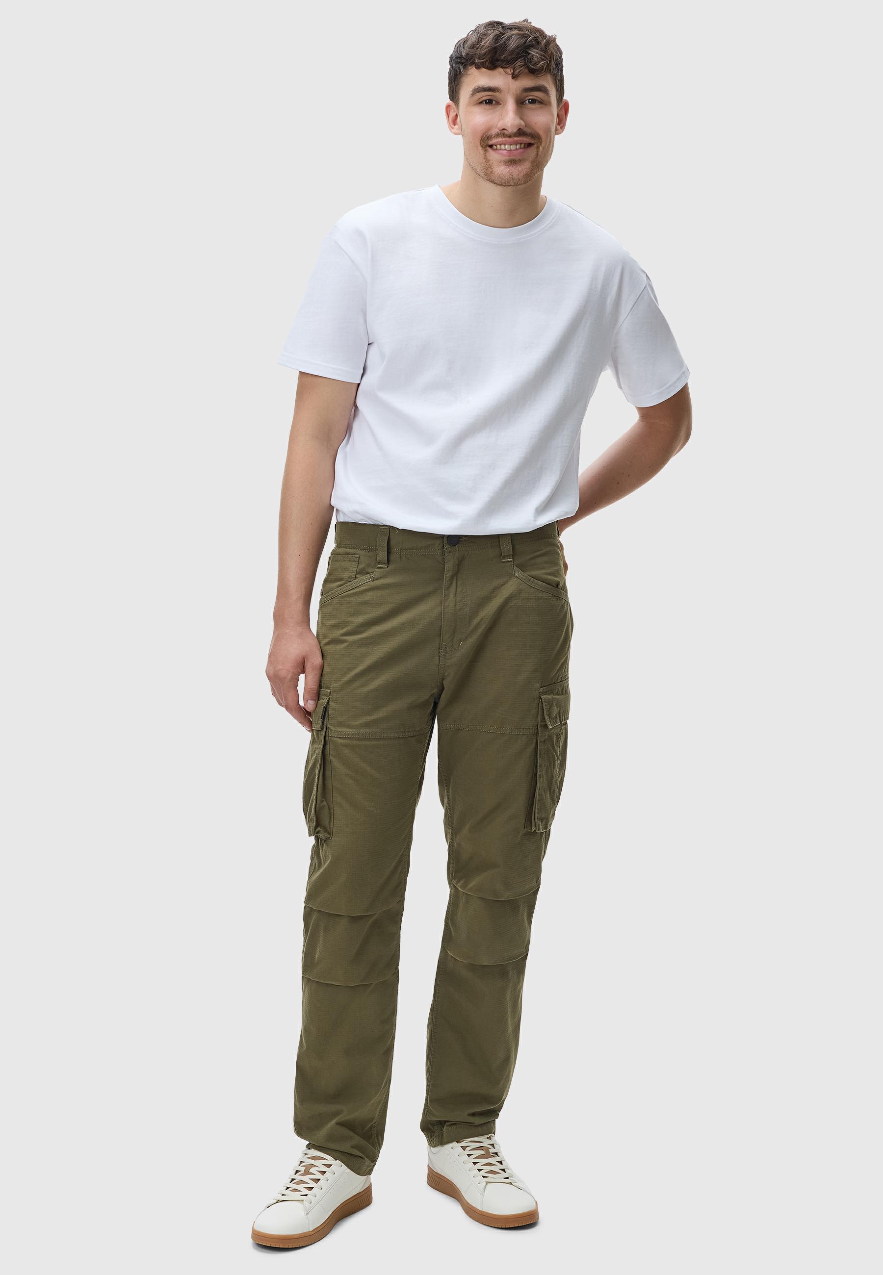 Lange Cargohose "Merly Long" Dark Olive