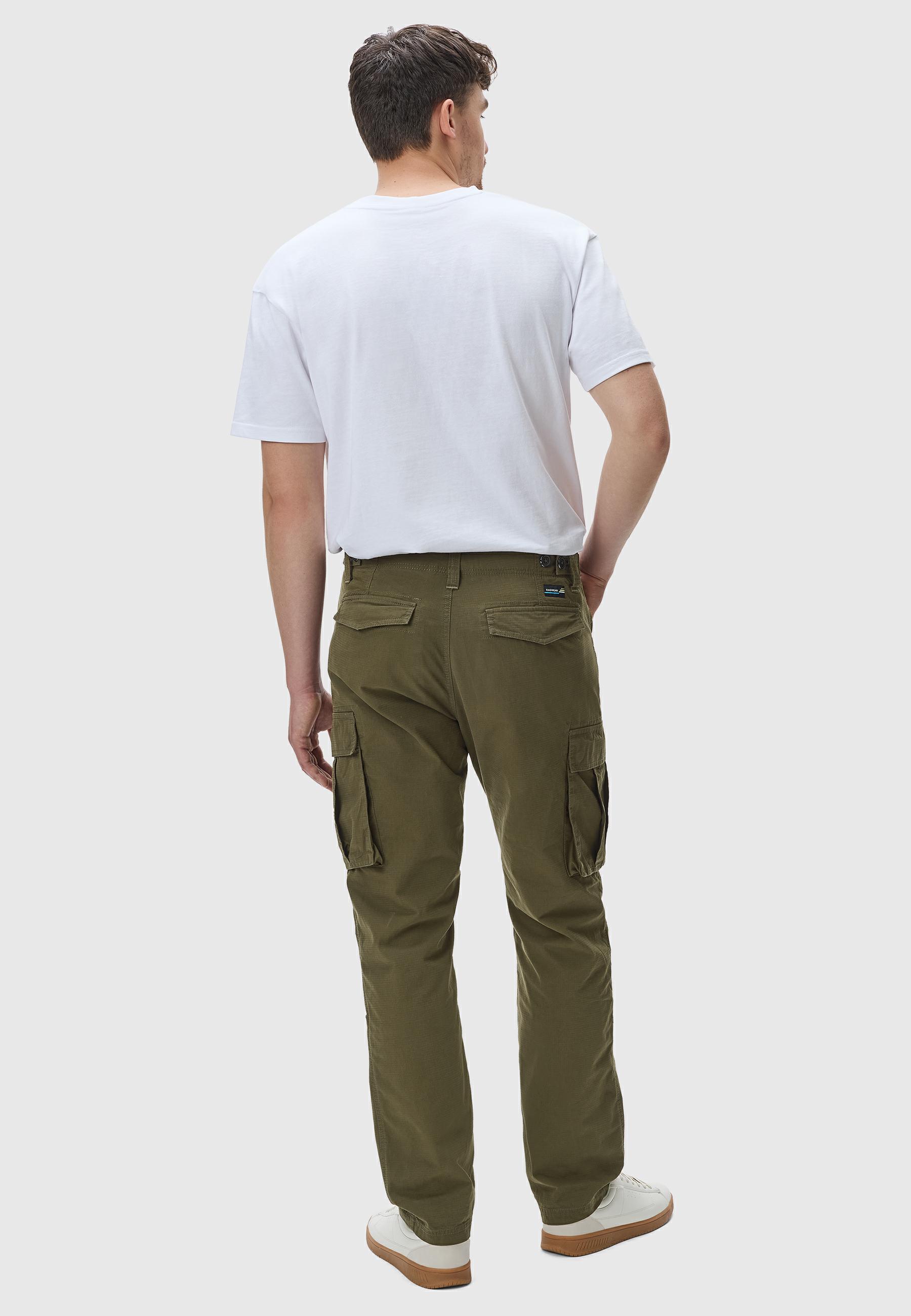 Lange Cargohose "Merly Long" Dark Olive