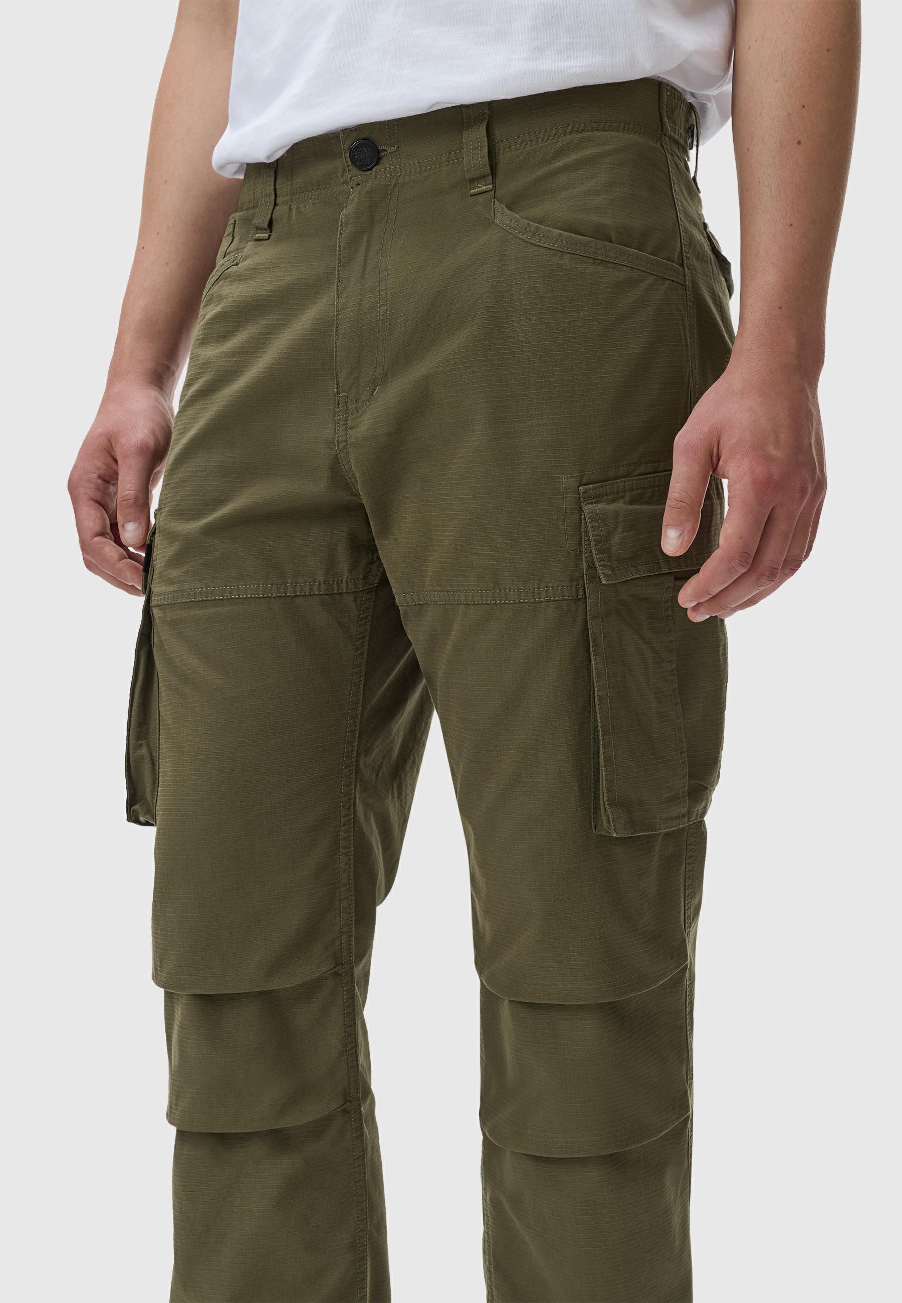 Lange Cargohose "Merly Long" Dark Olive