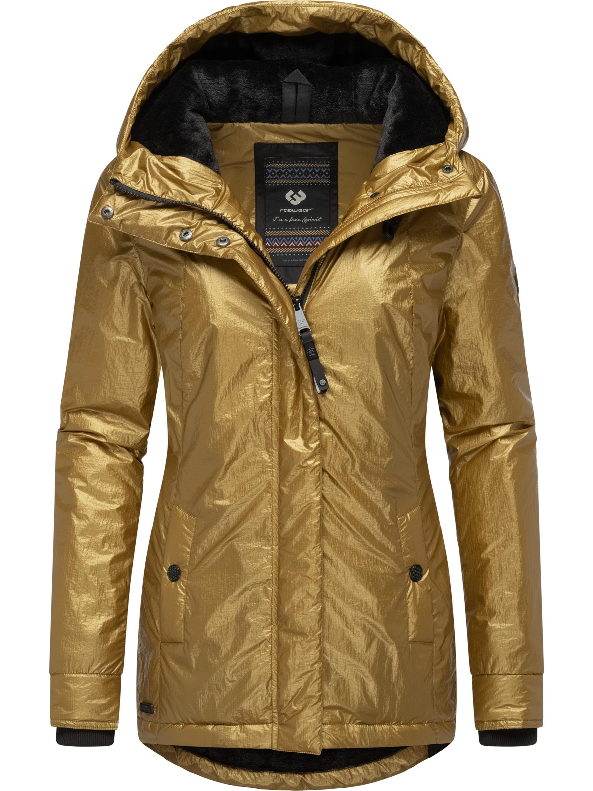Glänzende Winterjacke mit Kapuze "Monadde Bling" Inca Gold