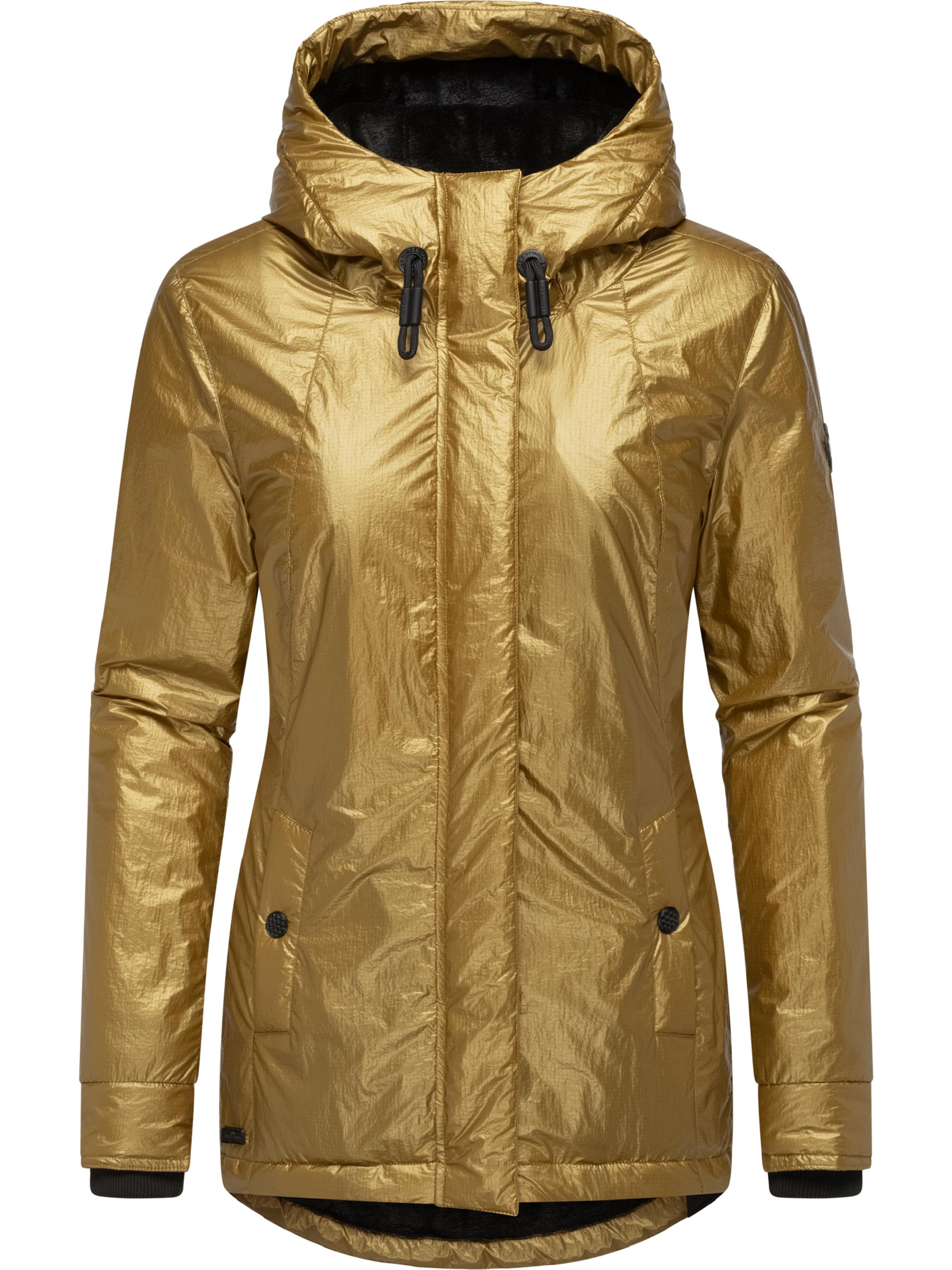 Glänzende Winterjacke mit Kapuze "Monadde Bling" Inca Gold