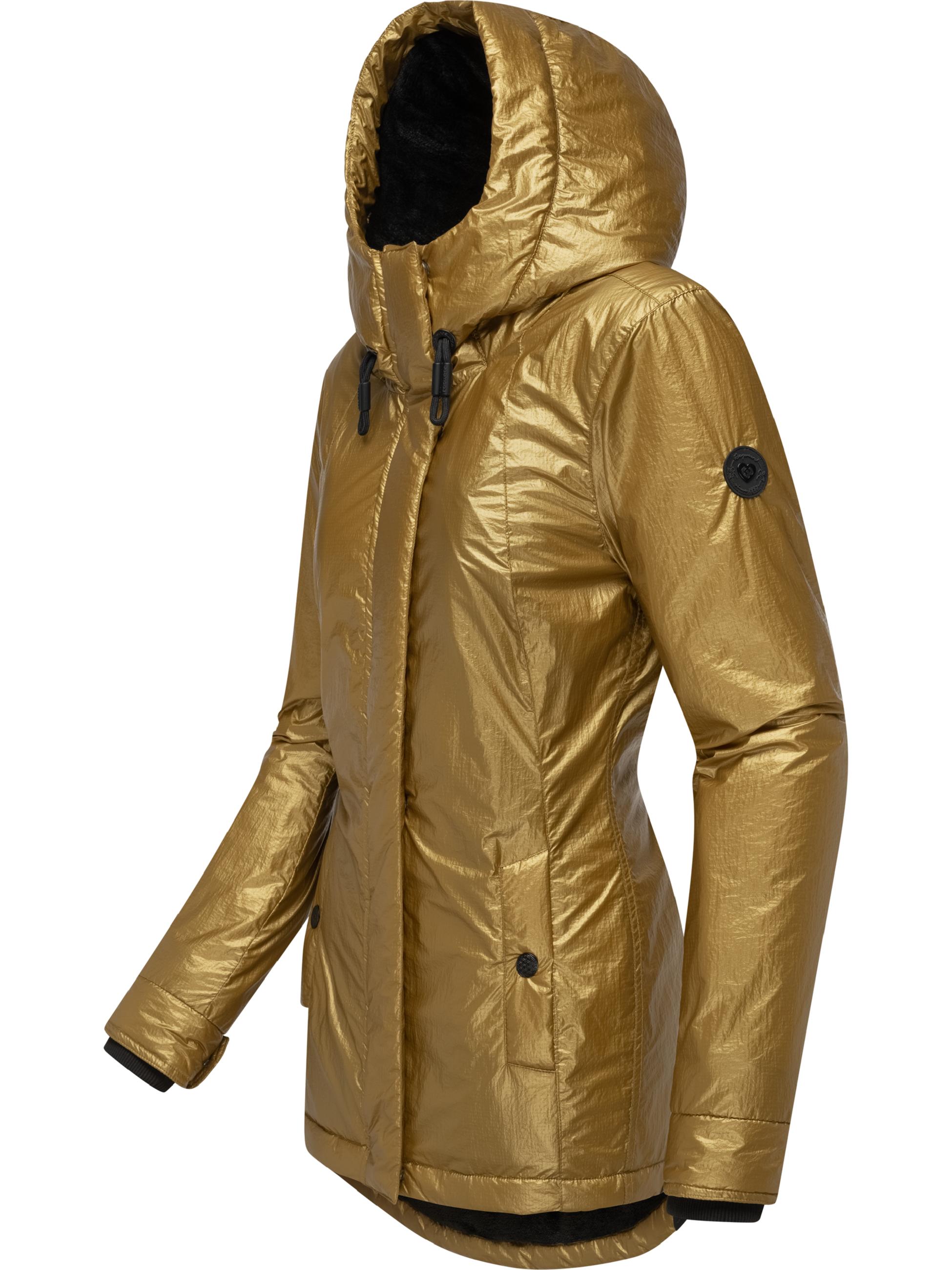 Glänzende Winterjacke mit Kapuze "Monadde Bling" Inca Gold