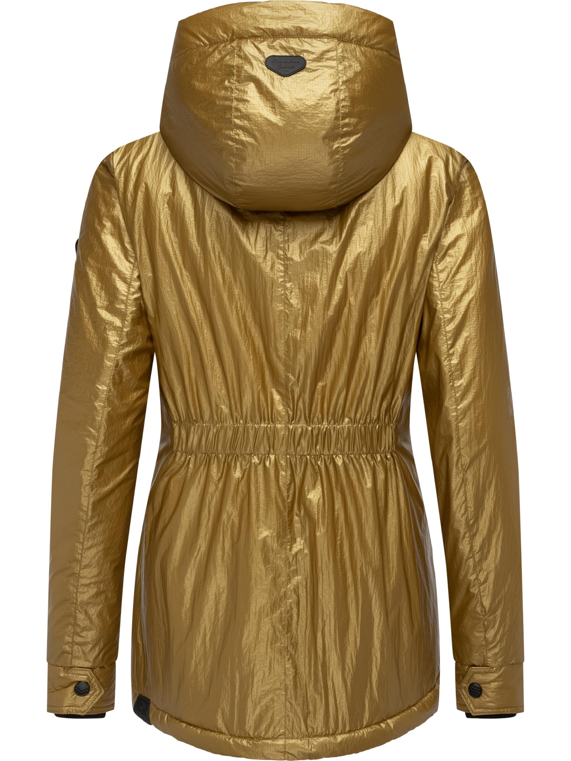 Glänzende Winterjacke mit Kapuze "Monadde Bling" Inca Gold