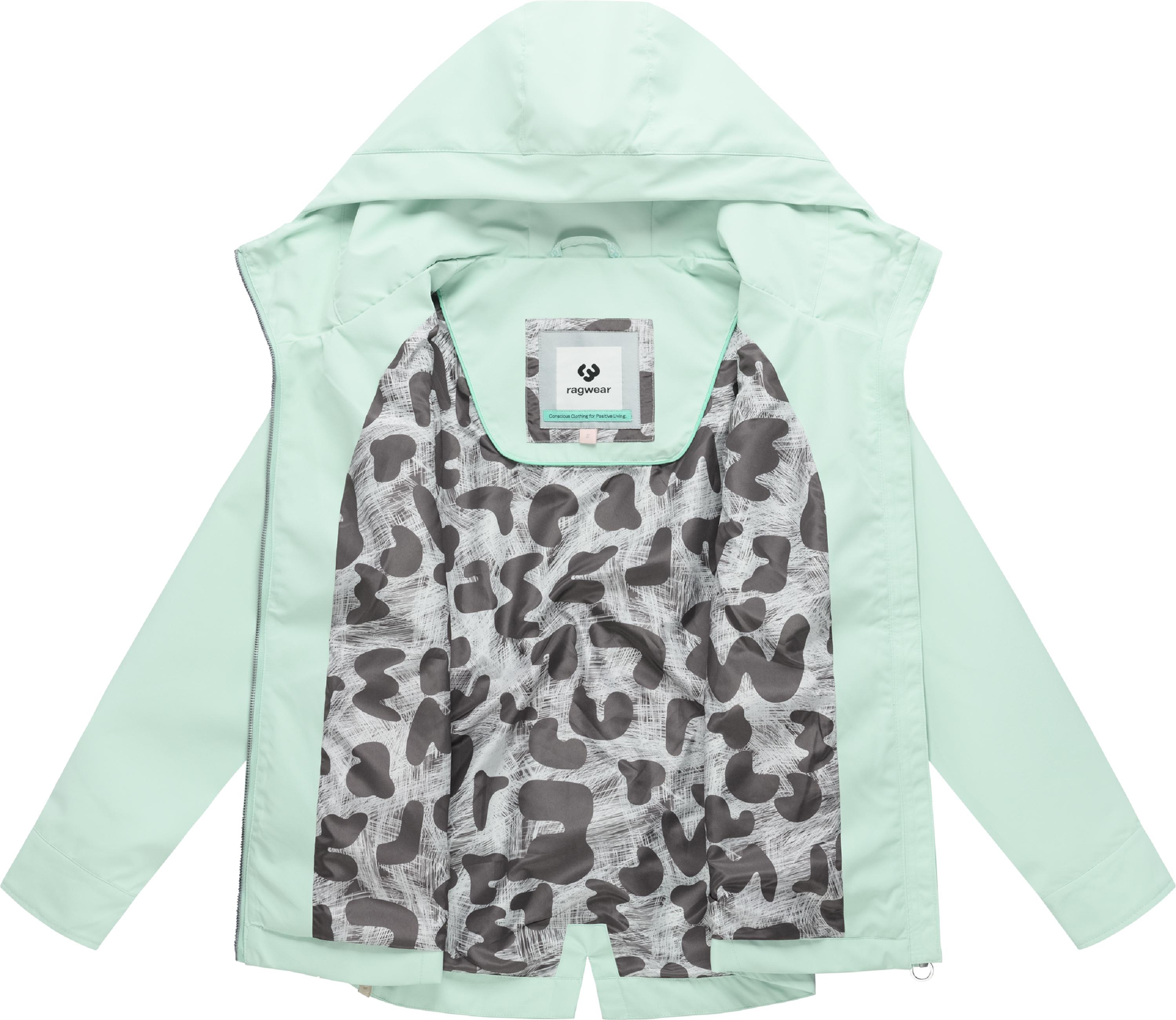 Wasserdichte Übergangsjacke mit Kapuze Monadde Mint