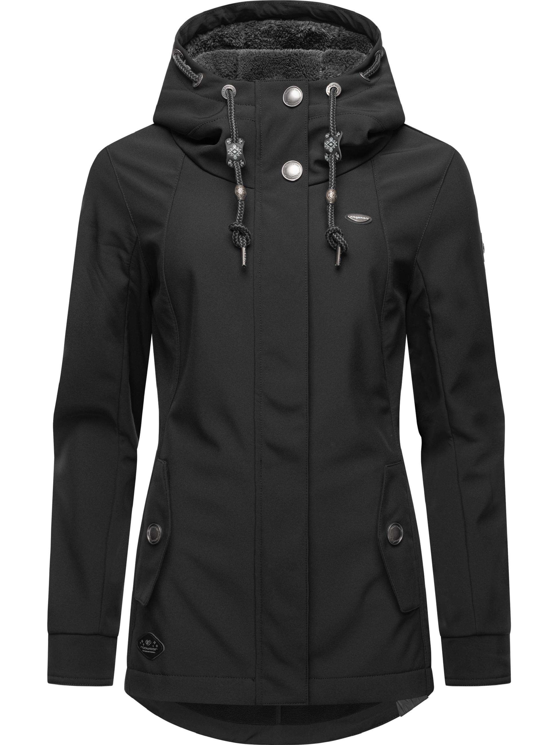 Atmungsaktive Softshelljacke "Monadde Softshell" Black