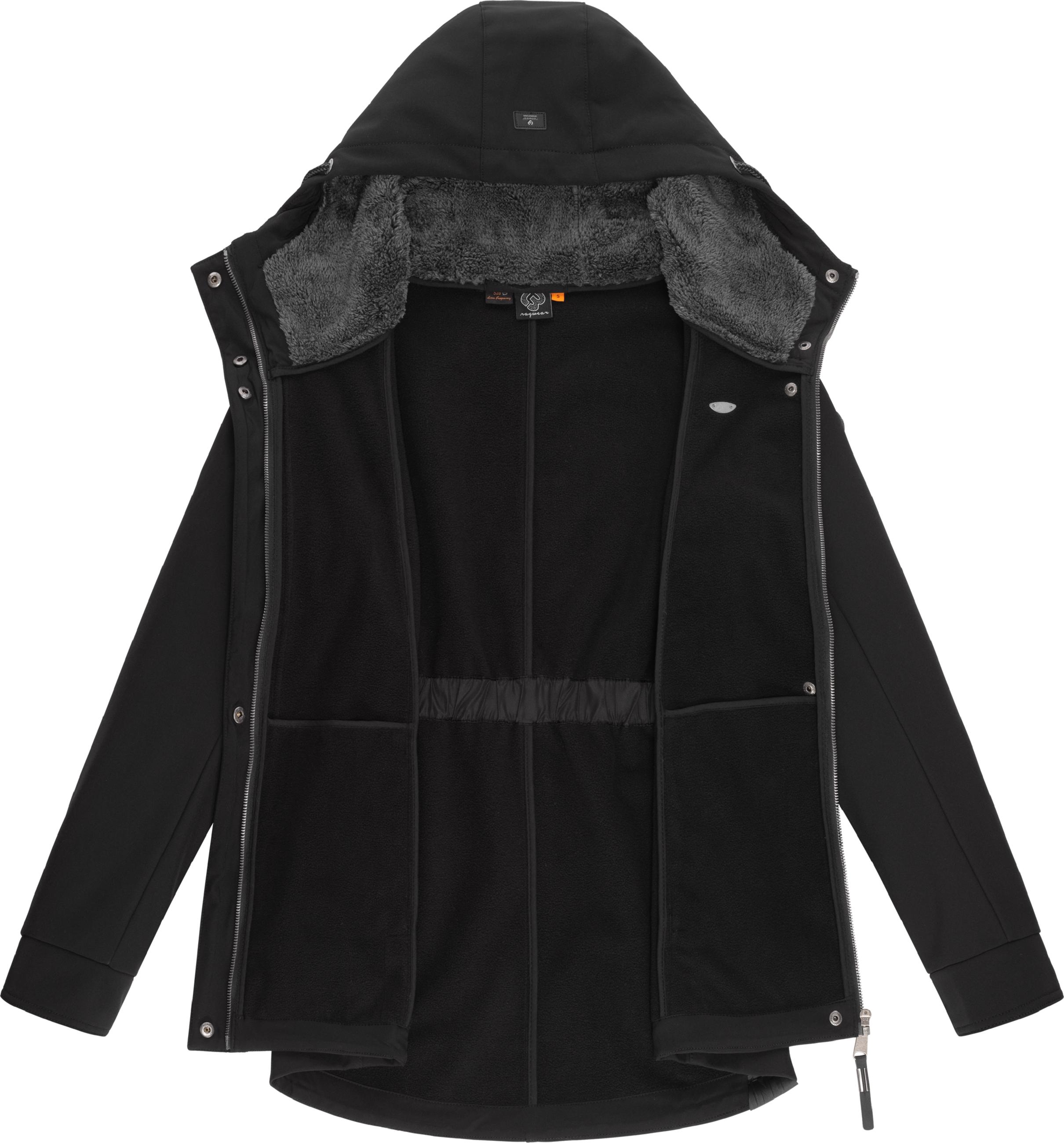 Atmungsaktive Softshelljacke "Monadde Softshell" Black