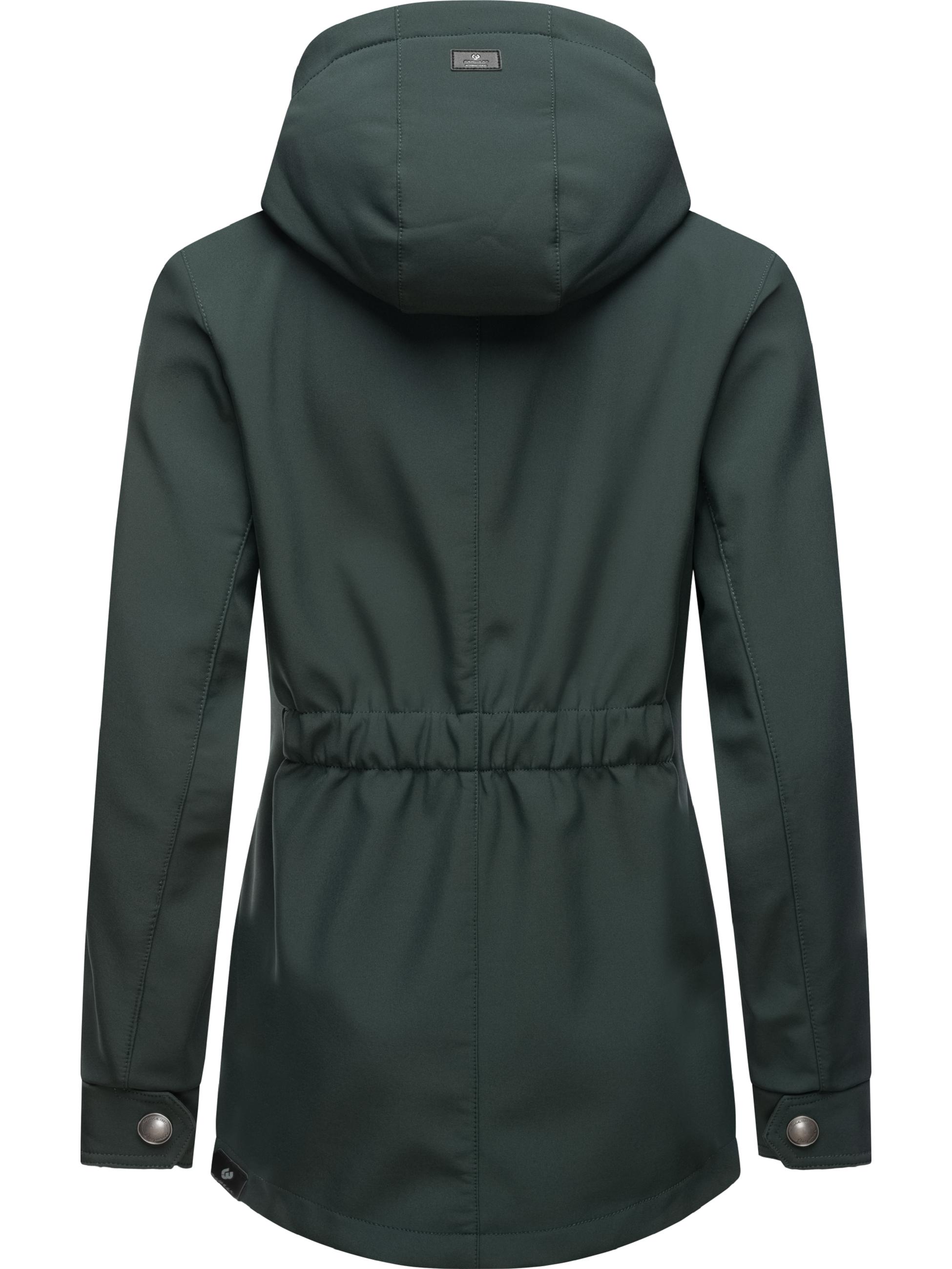 Atmungsaktive Softshelljacke "Monadde Softshell" Dark Green