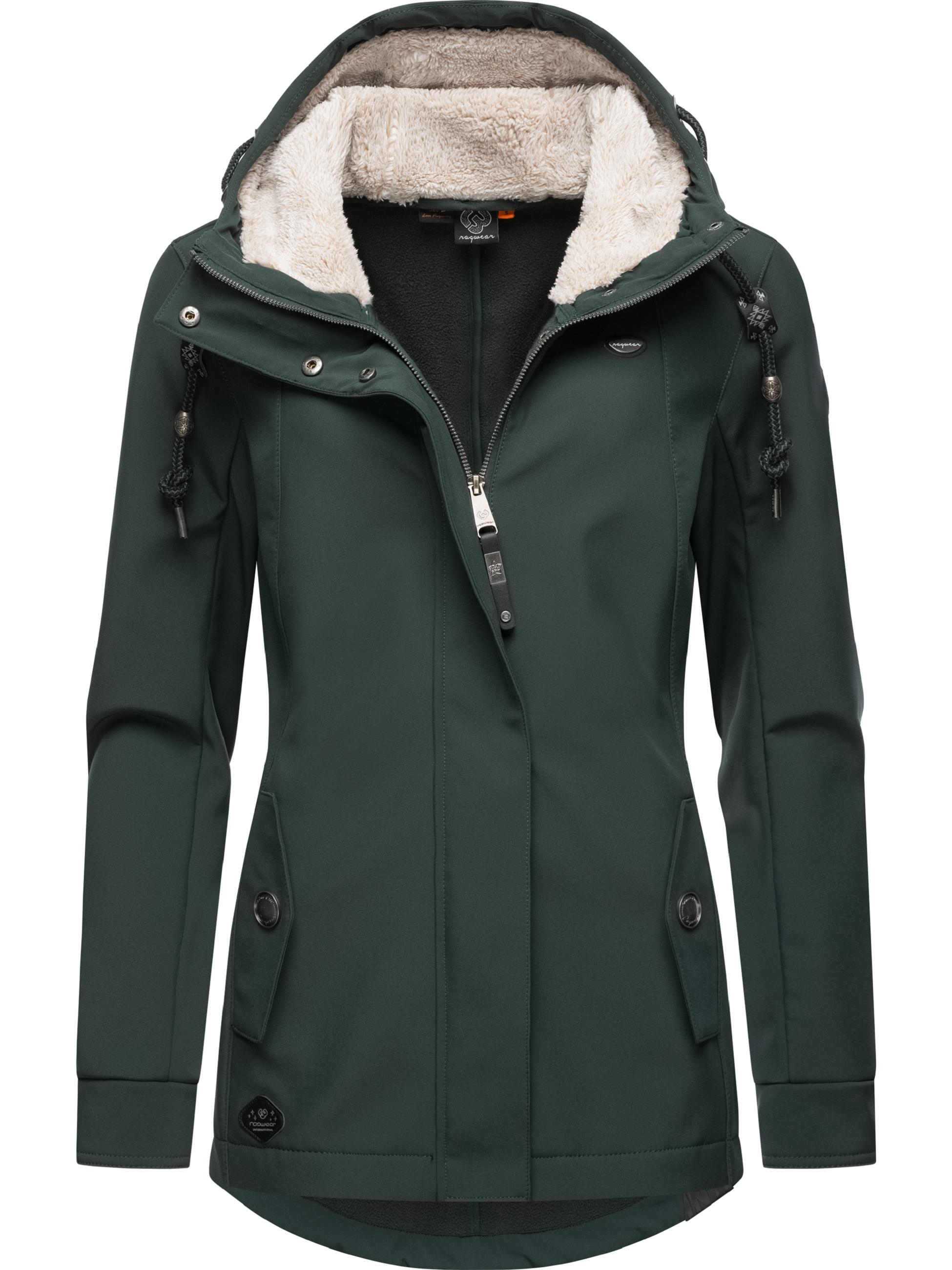 Atmungsaktive Softshelljacke "Monadde Softshell" Dark Green