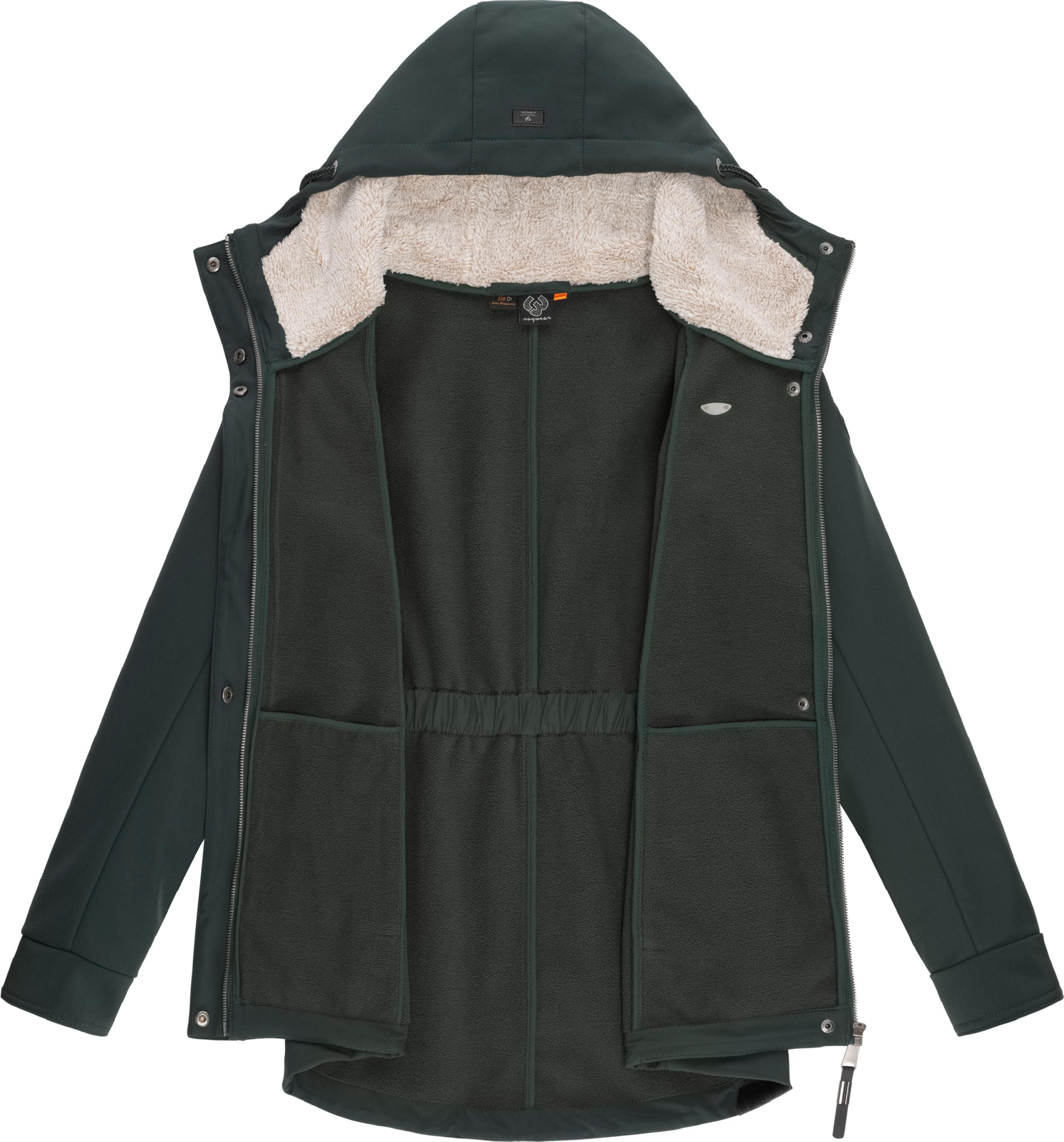 Atmungsaktive Softshelljacke "Monadde Softshell" Dark Green