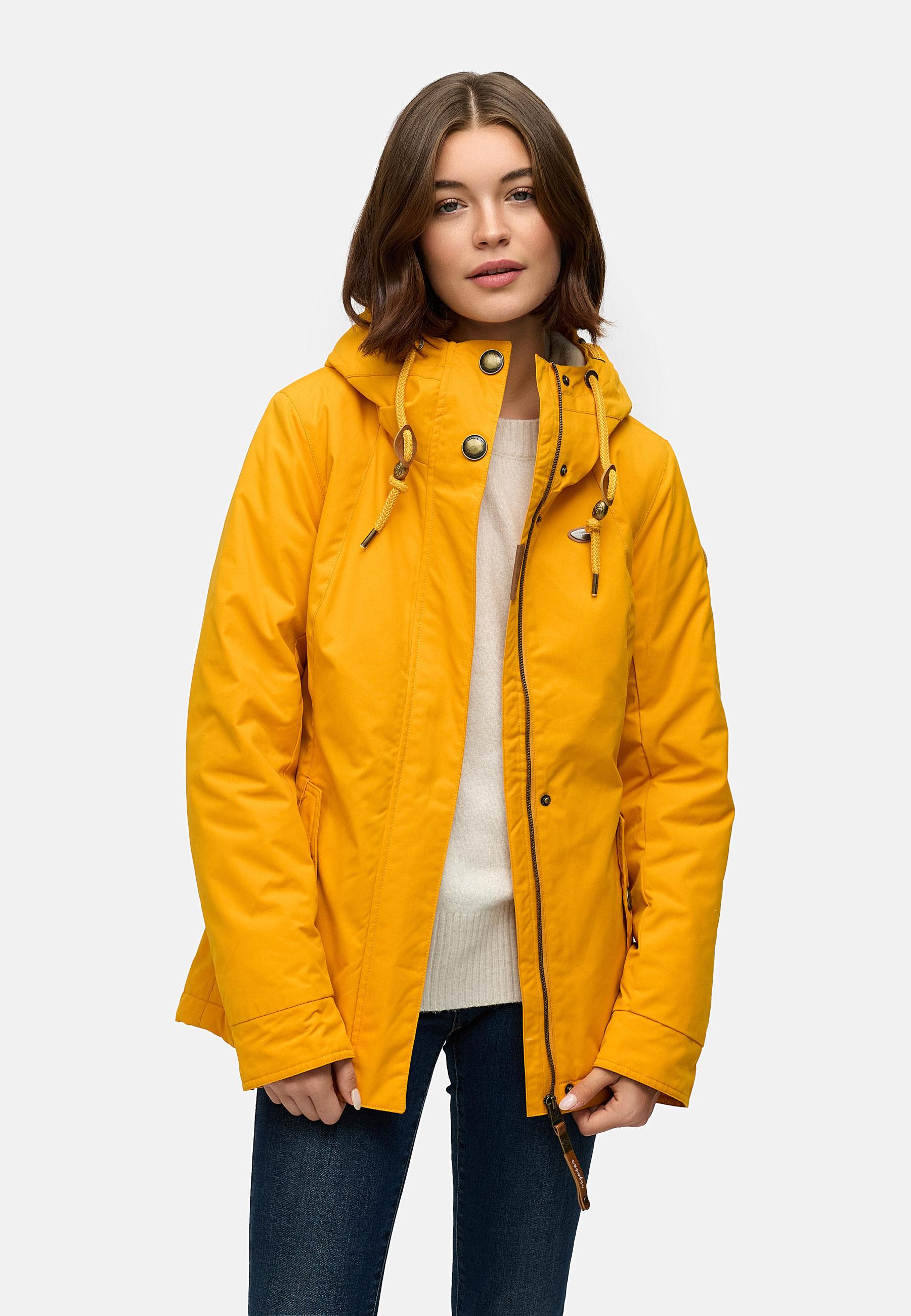 Winterjacke mit Kapuze "Monade" Curry22