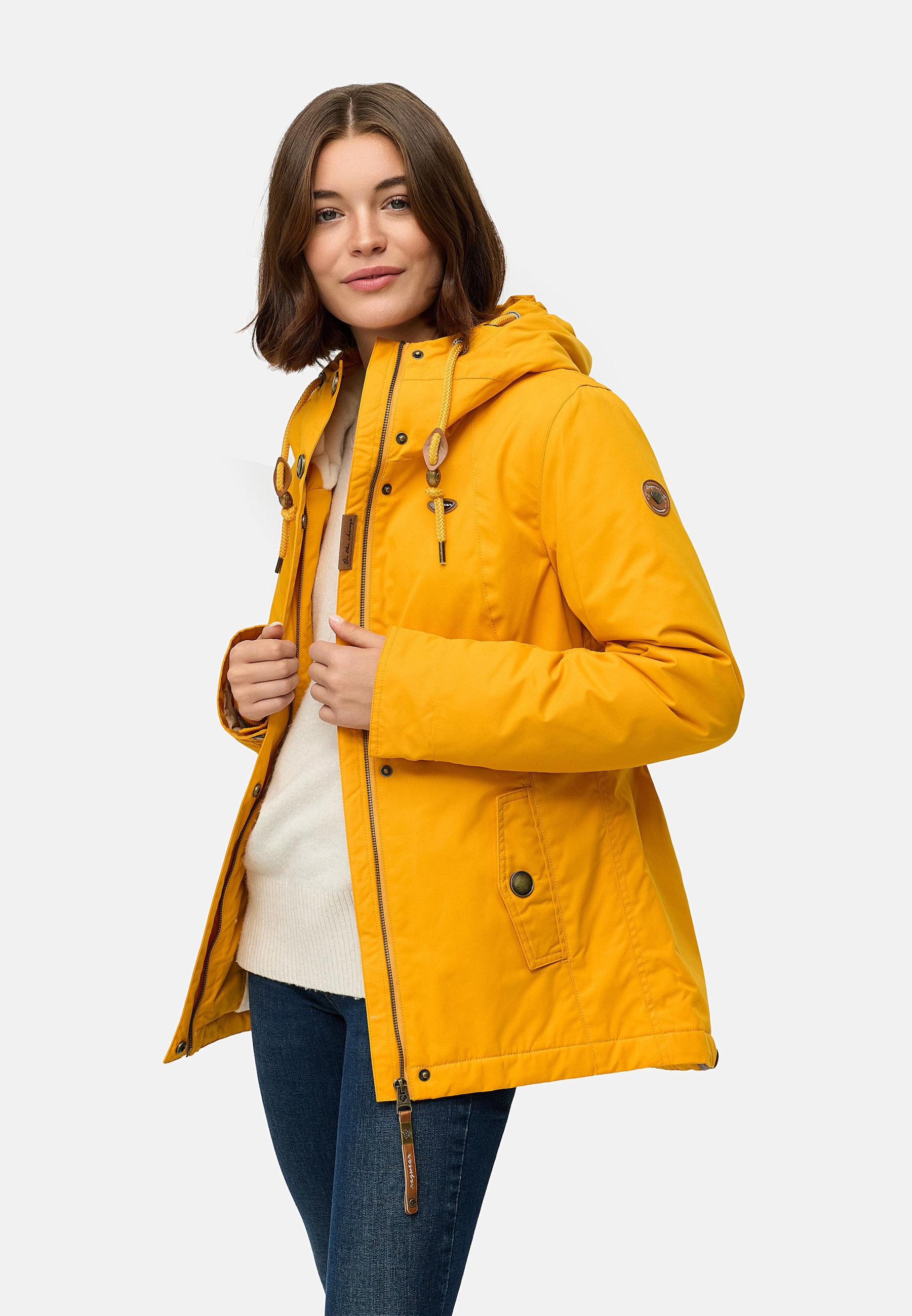 Winterjacke mit Kapuze "Monade" Curry22