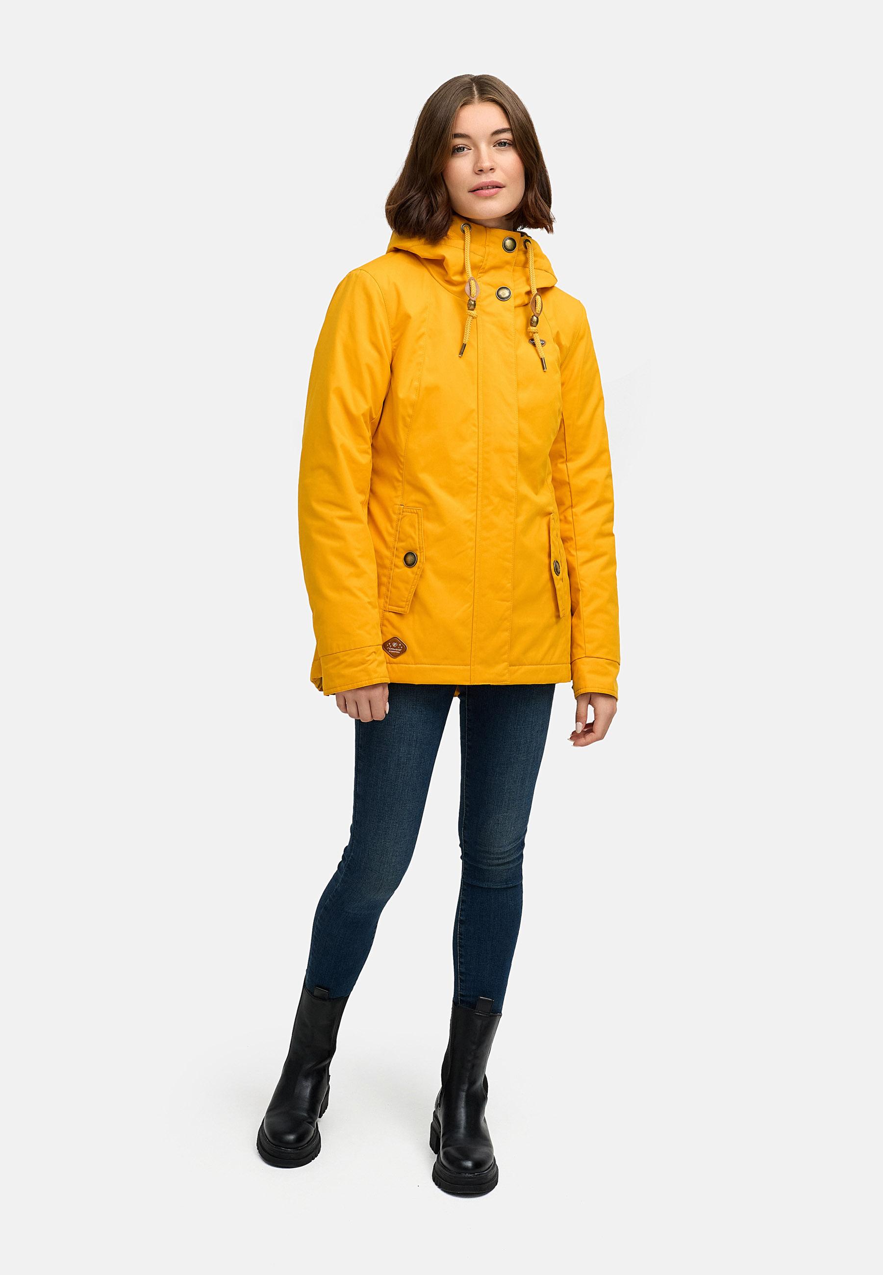 Winterjacke mit Kapuze "Monade" Curry22