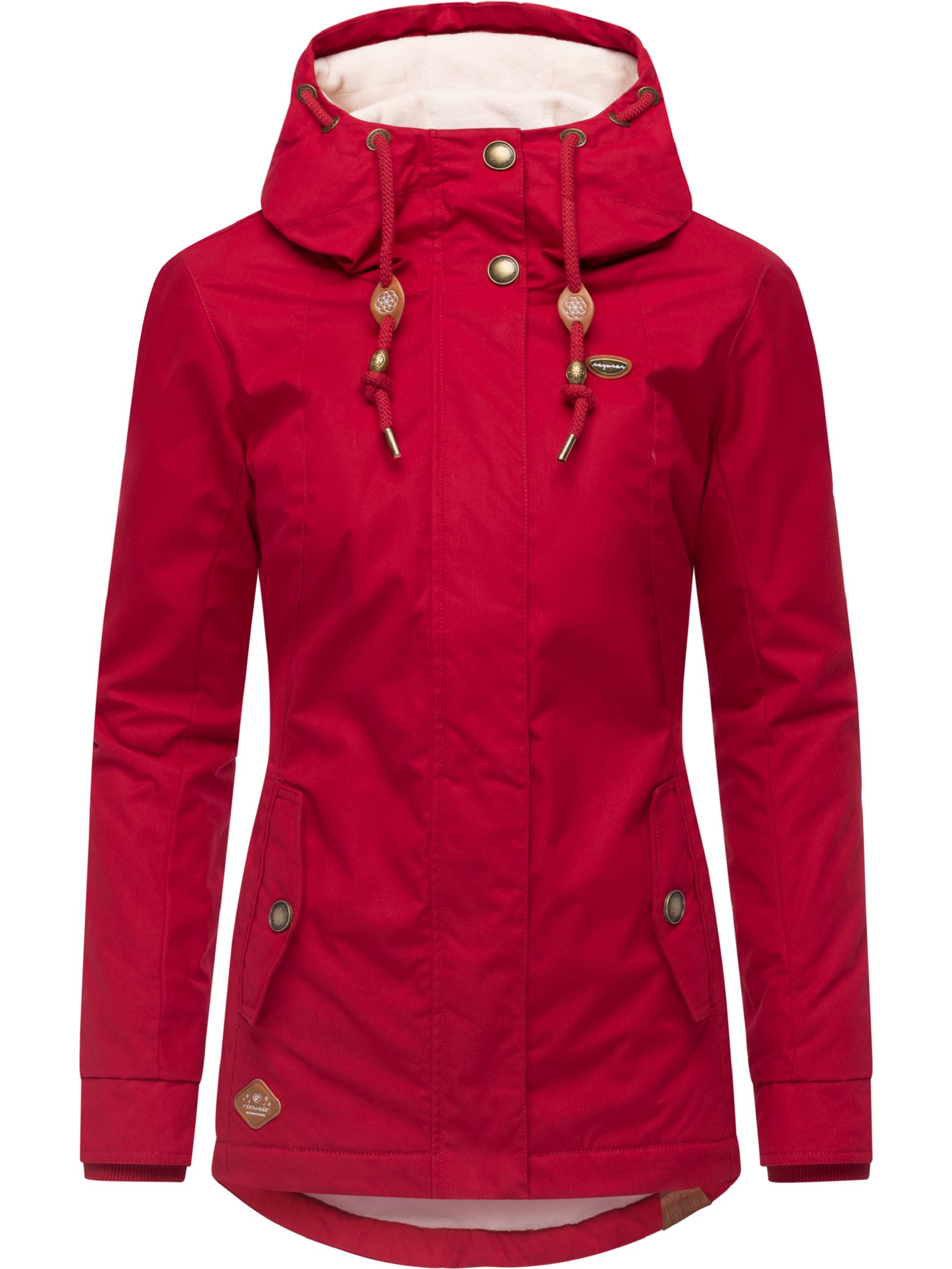 Winterparker mit Kapuze "Monade" Dark Red25