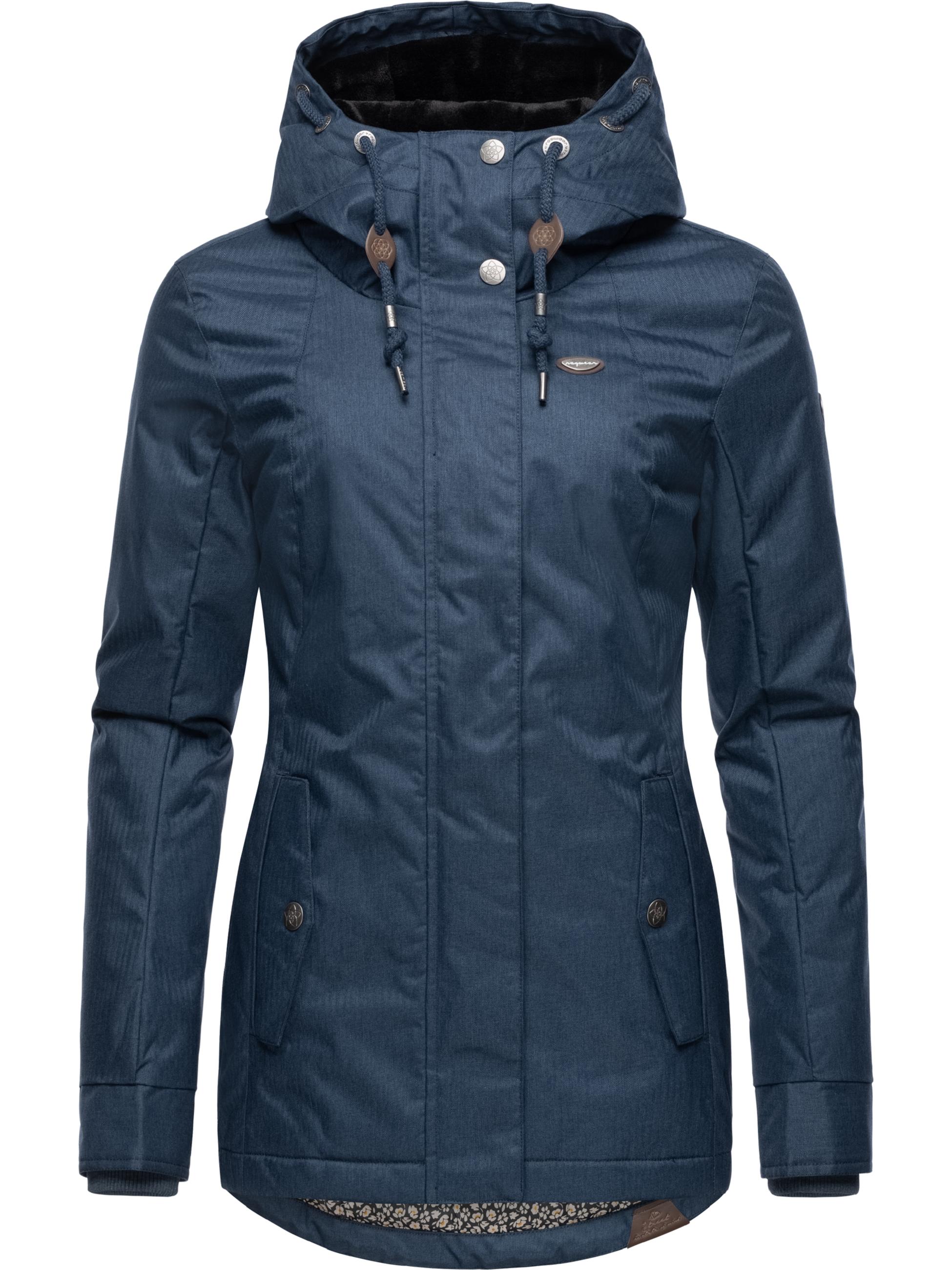 Warme Winterjacke "Monade II" Navy