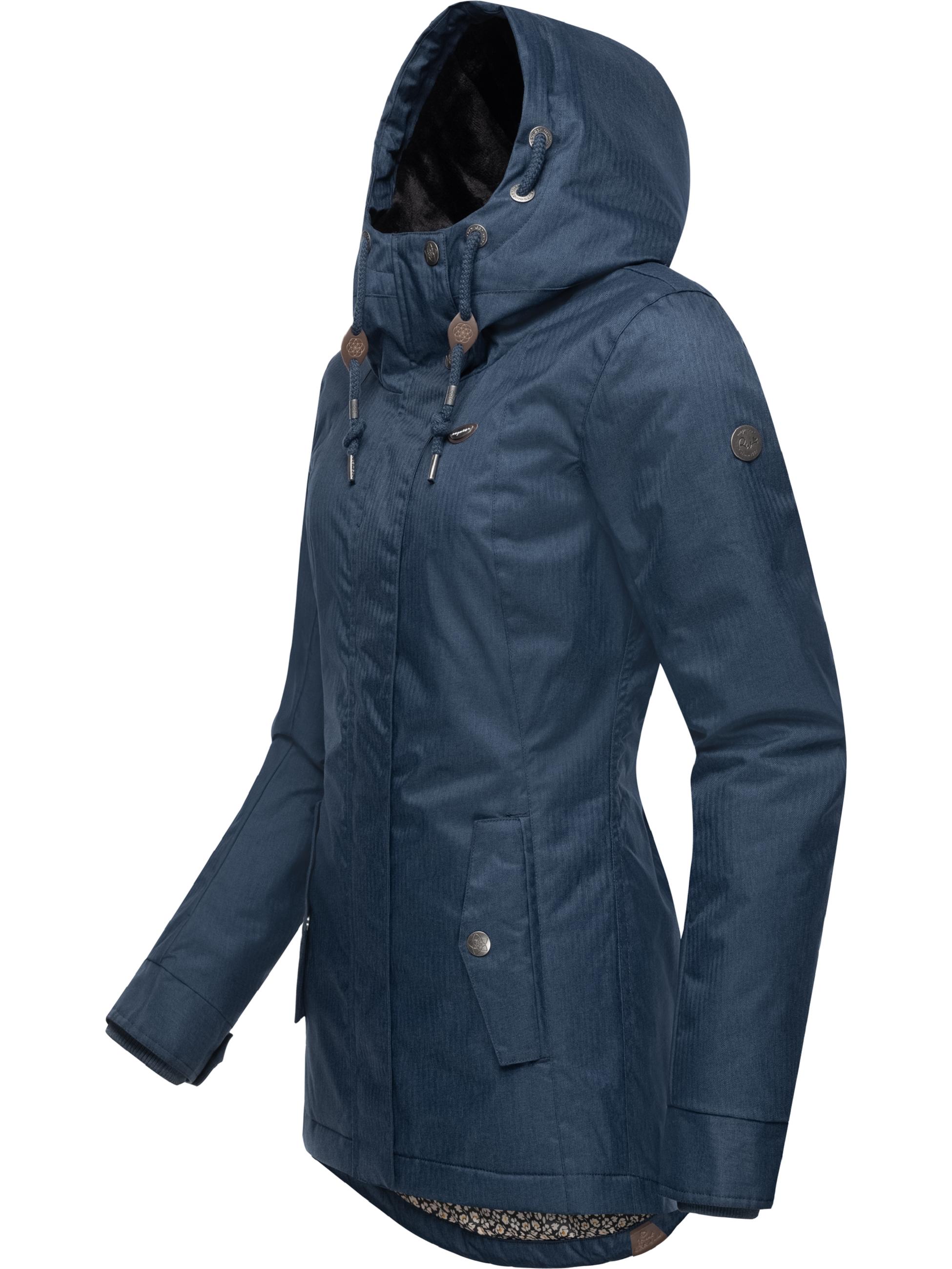 Warme Winterjacke "Monade II" Navy