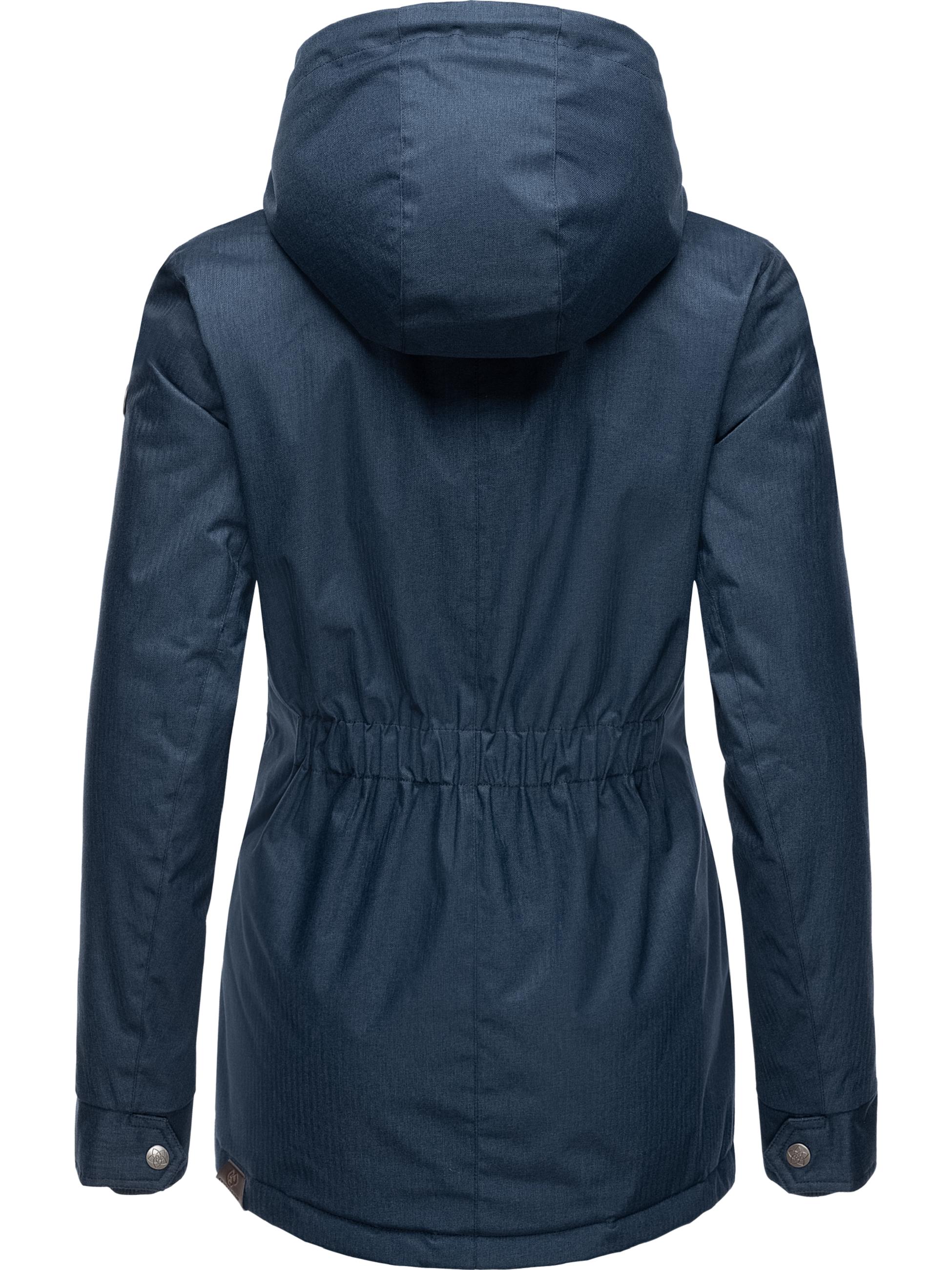 Warme Winterjacke "Monade II" Navy