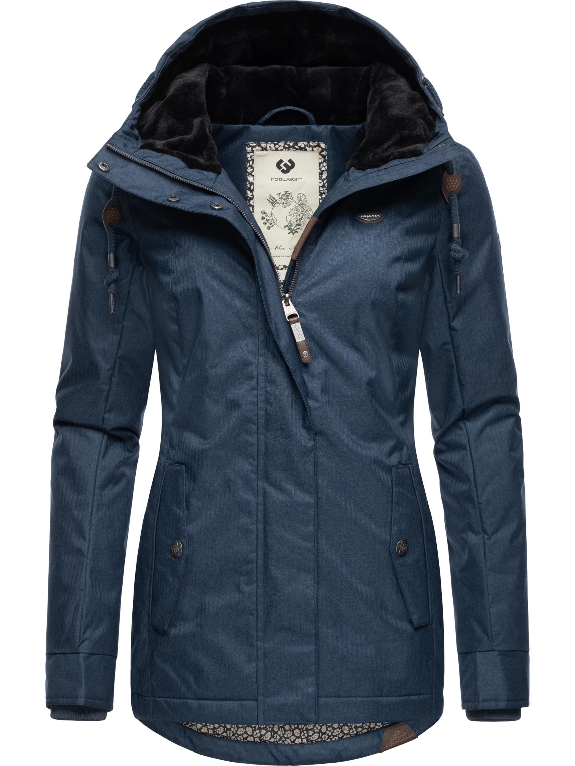 Warme Winterjacke "Monade II" Navy