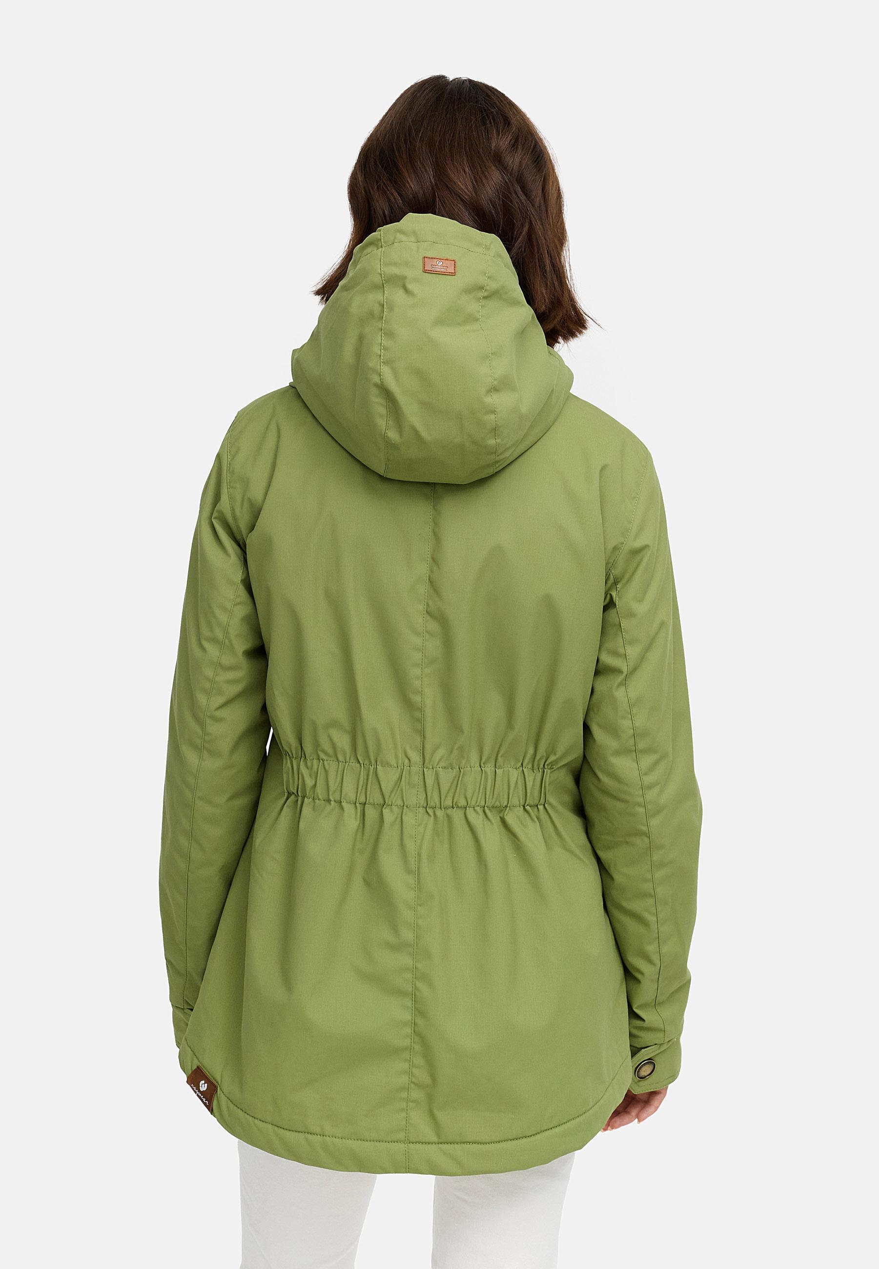Winterjacke mit Kapuze "Monade" Olive Leaf25