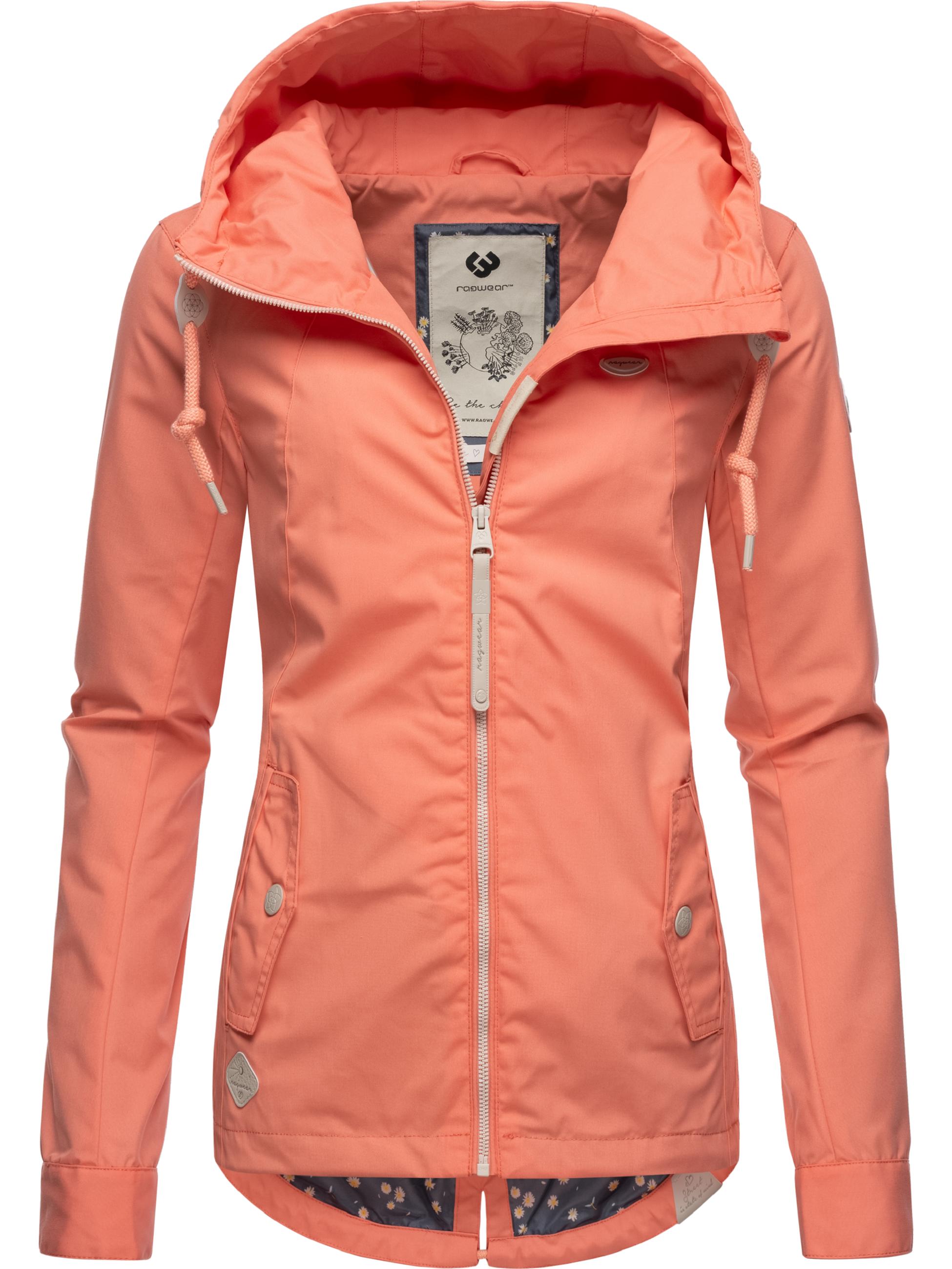 Leichte Übergangsjacke mit Kapuze "Monade Übergang" Peach22