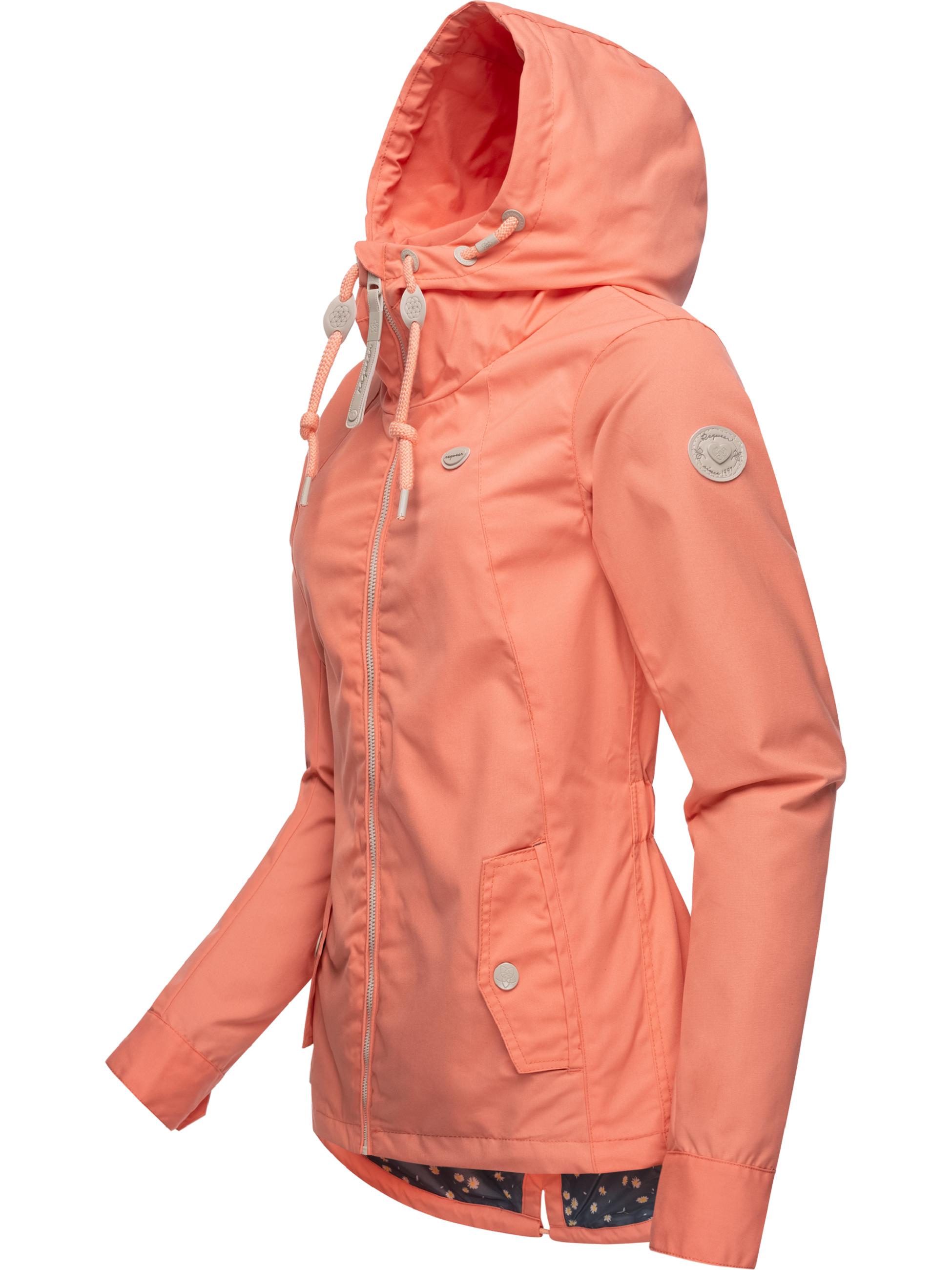 Leichte Übergangsjacke mit Kapuze "Monade Übergang" Peach22