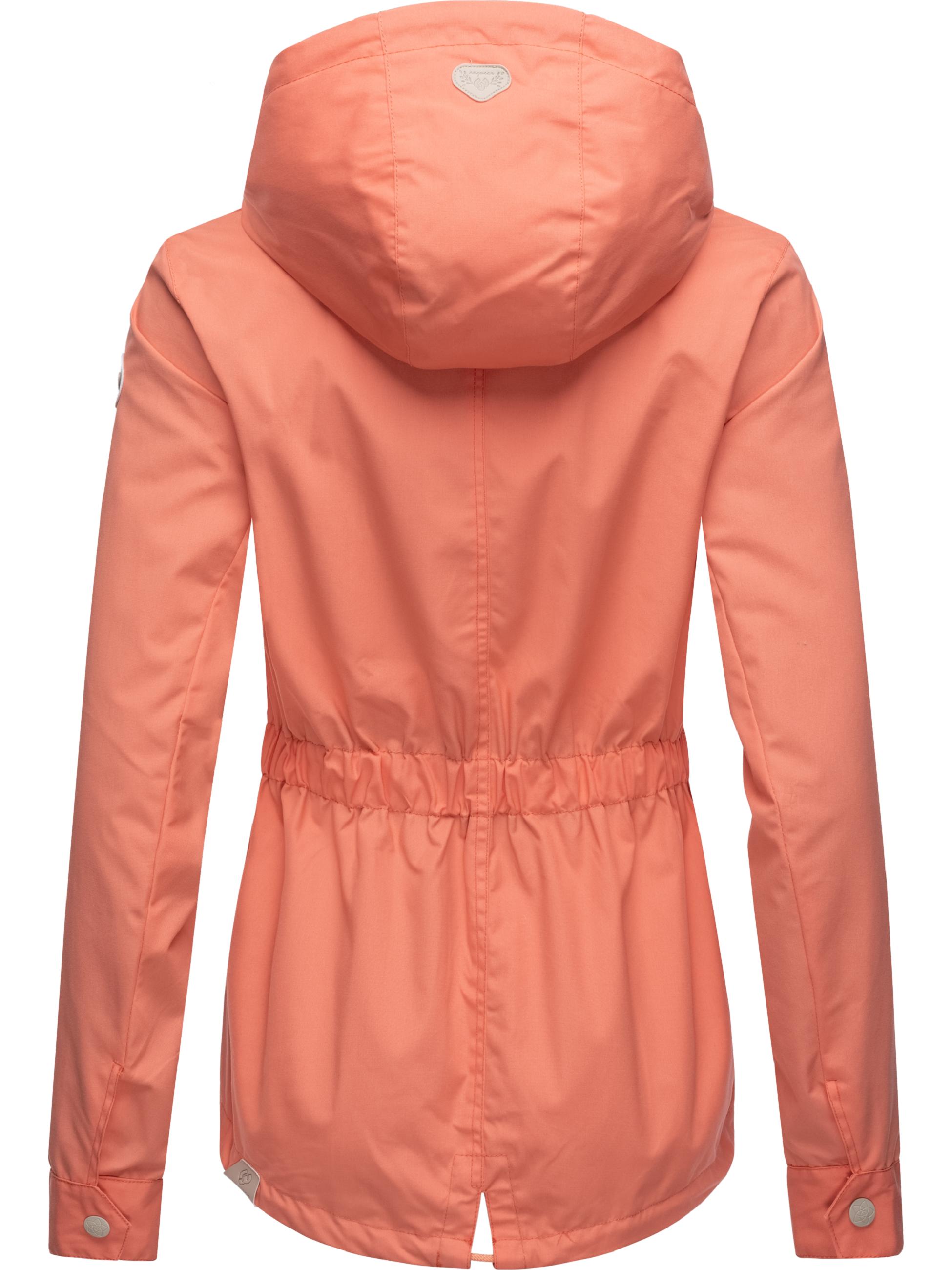 Leichte Übergangsjacke mit Kapuze "Monade Übergang" Peach22