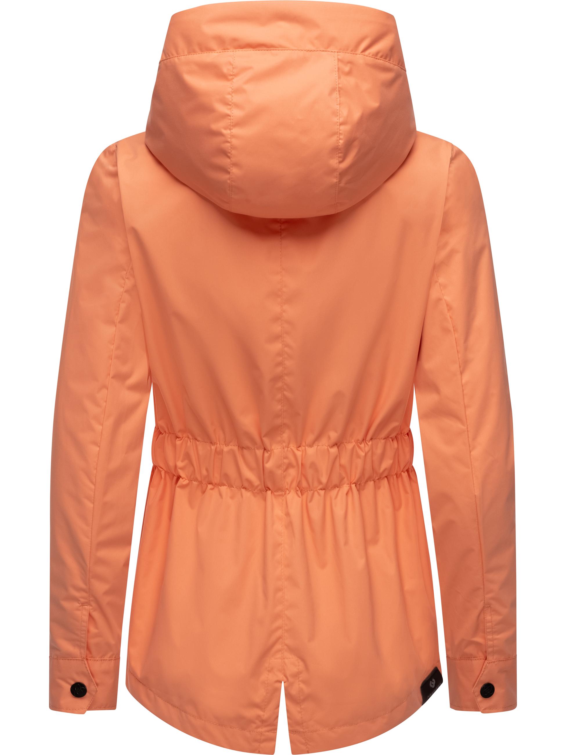 Leichte Übergangsjacke mit Kapuze "Monade Übergang" Peach24