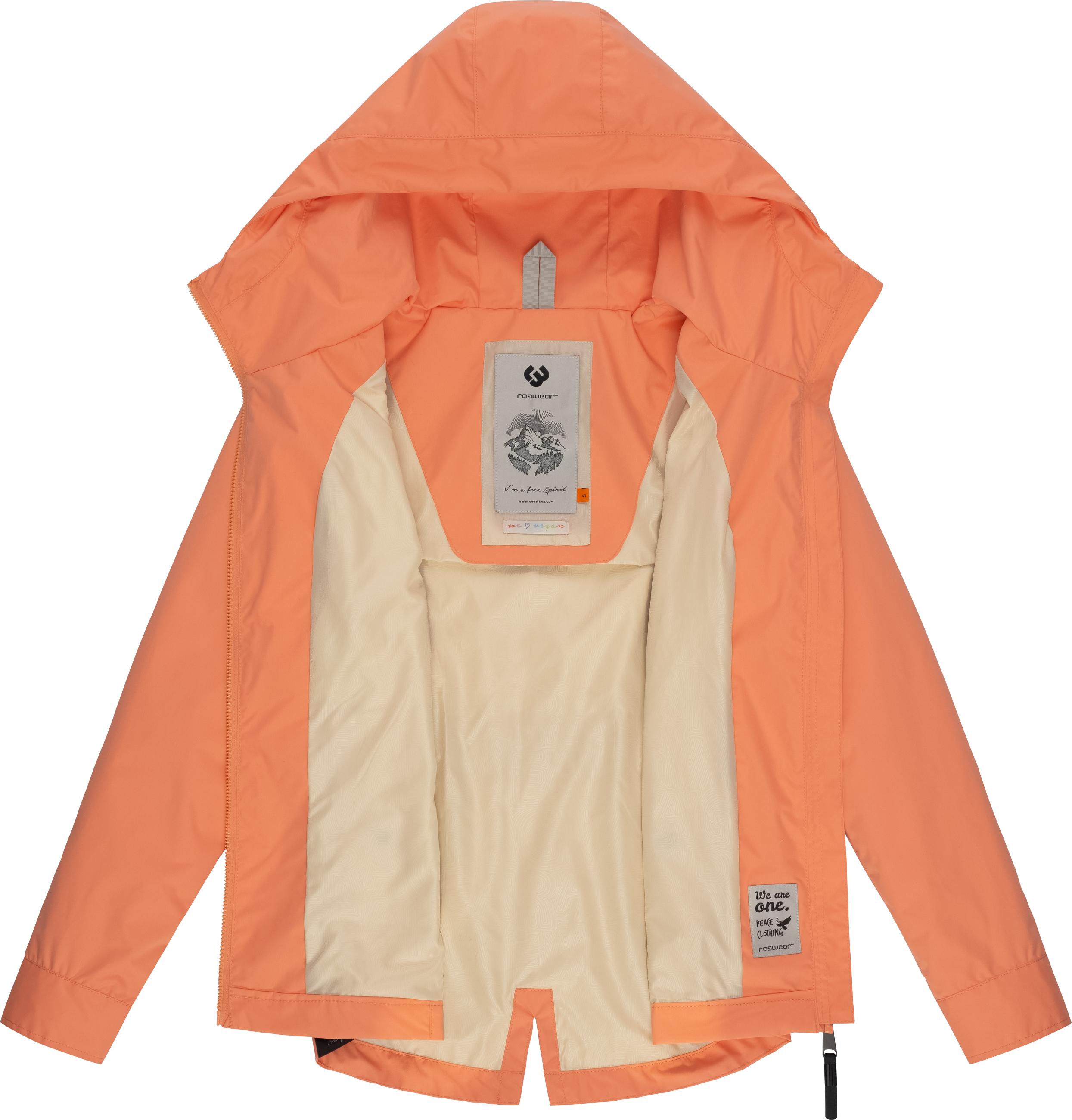 Leichte Übergangsjacke mit Kapuze "Monade Übergang" Peach24