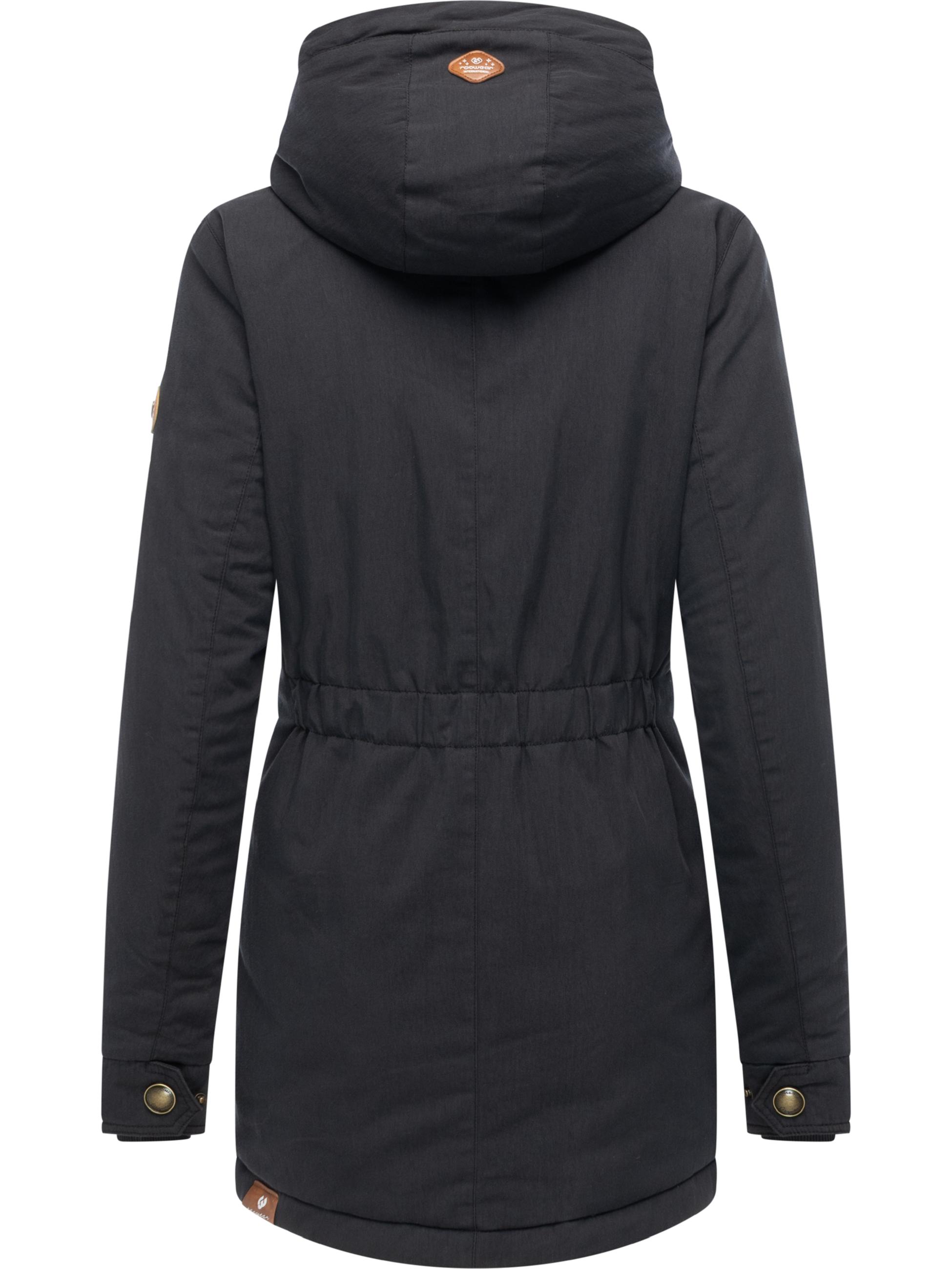 Winterjacke mit Kapuze "Monadena Parka YOUMODO" Black