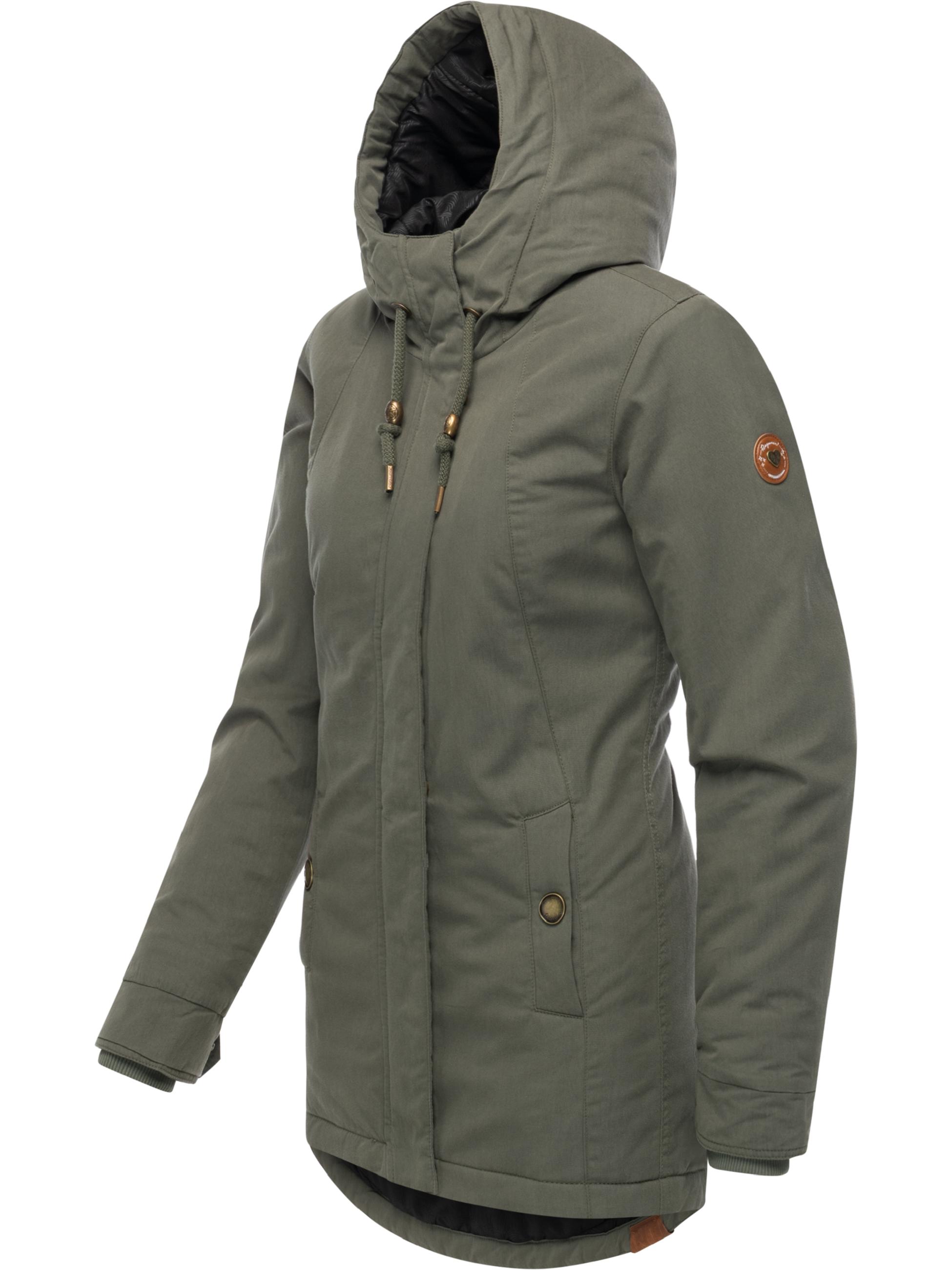 Winterjacke mit Kapuze "Monadena Parka YOUMODO" Dark Olive