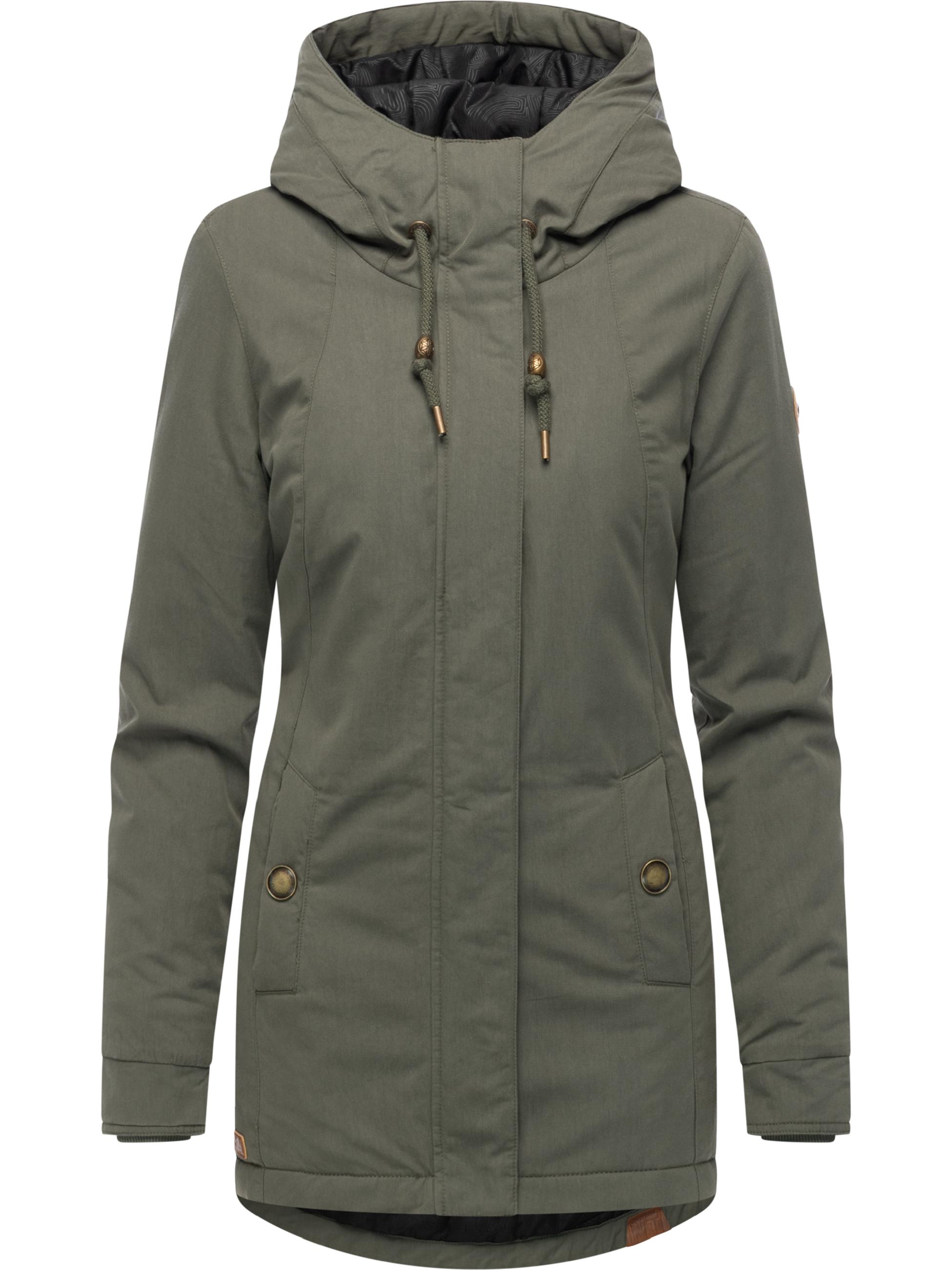 Winterjacke mit Kapuze "Monadena Parka YOUMODO" Dark Olive