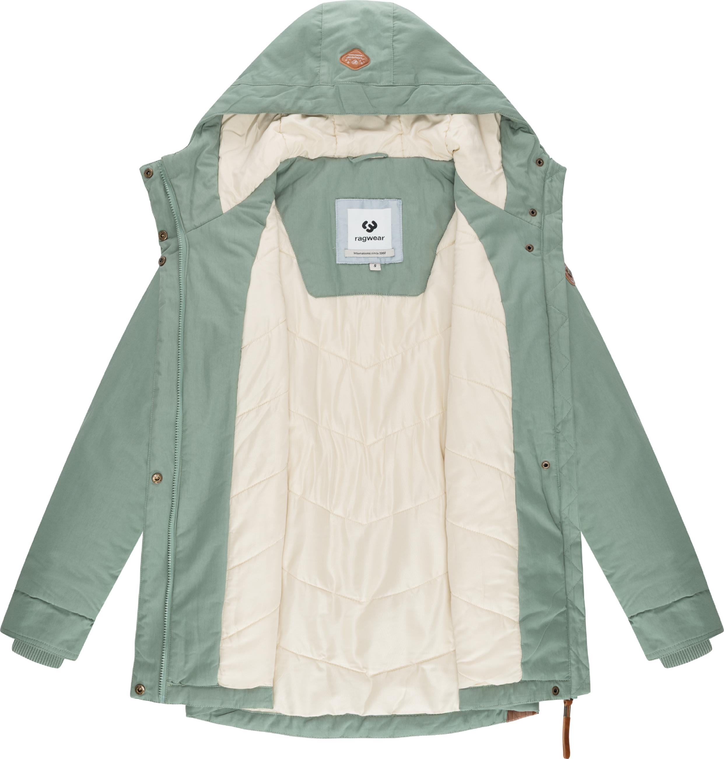 Winterjacke mit Kapuze "Monadena Parka YOUMODO" Dusty Green