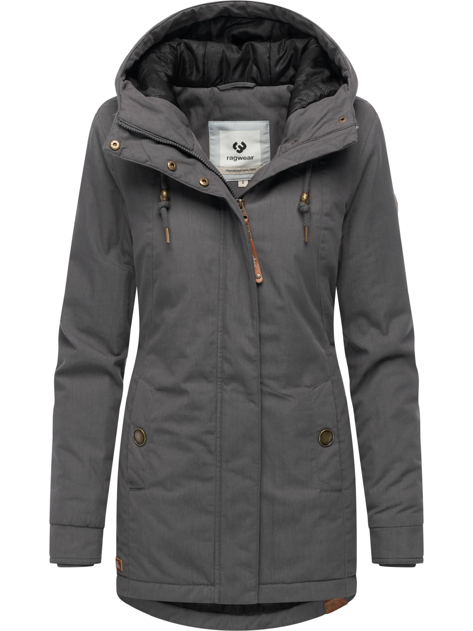 Winterjacke mit Kapuze "Monadena Parka YOUMODO" Stone Grey