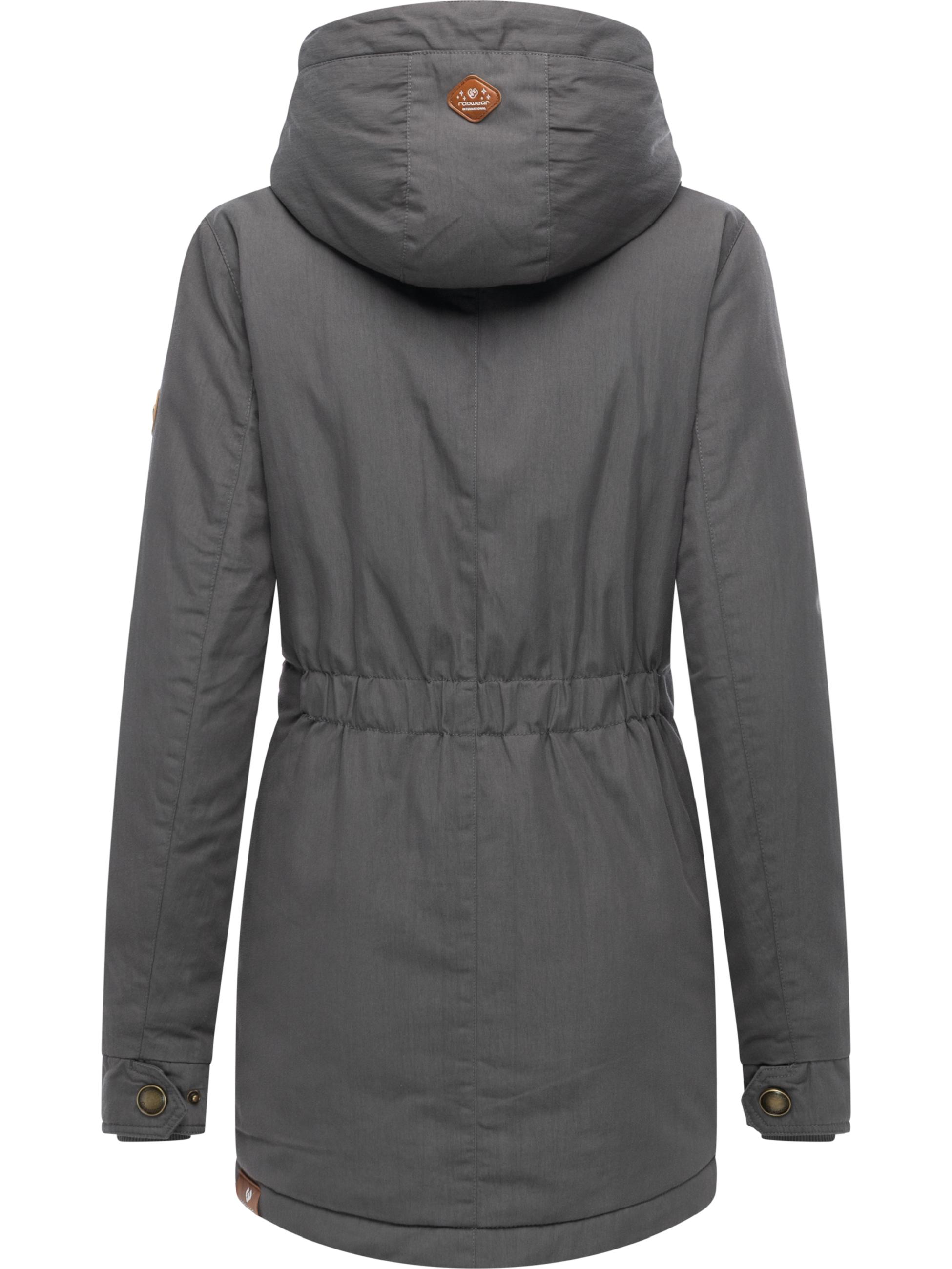 Winterjacke mit Kapuze "Monadena Parka YOUMODO" Stone Grey