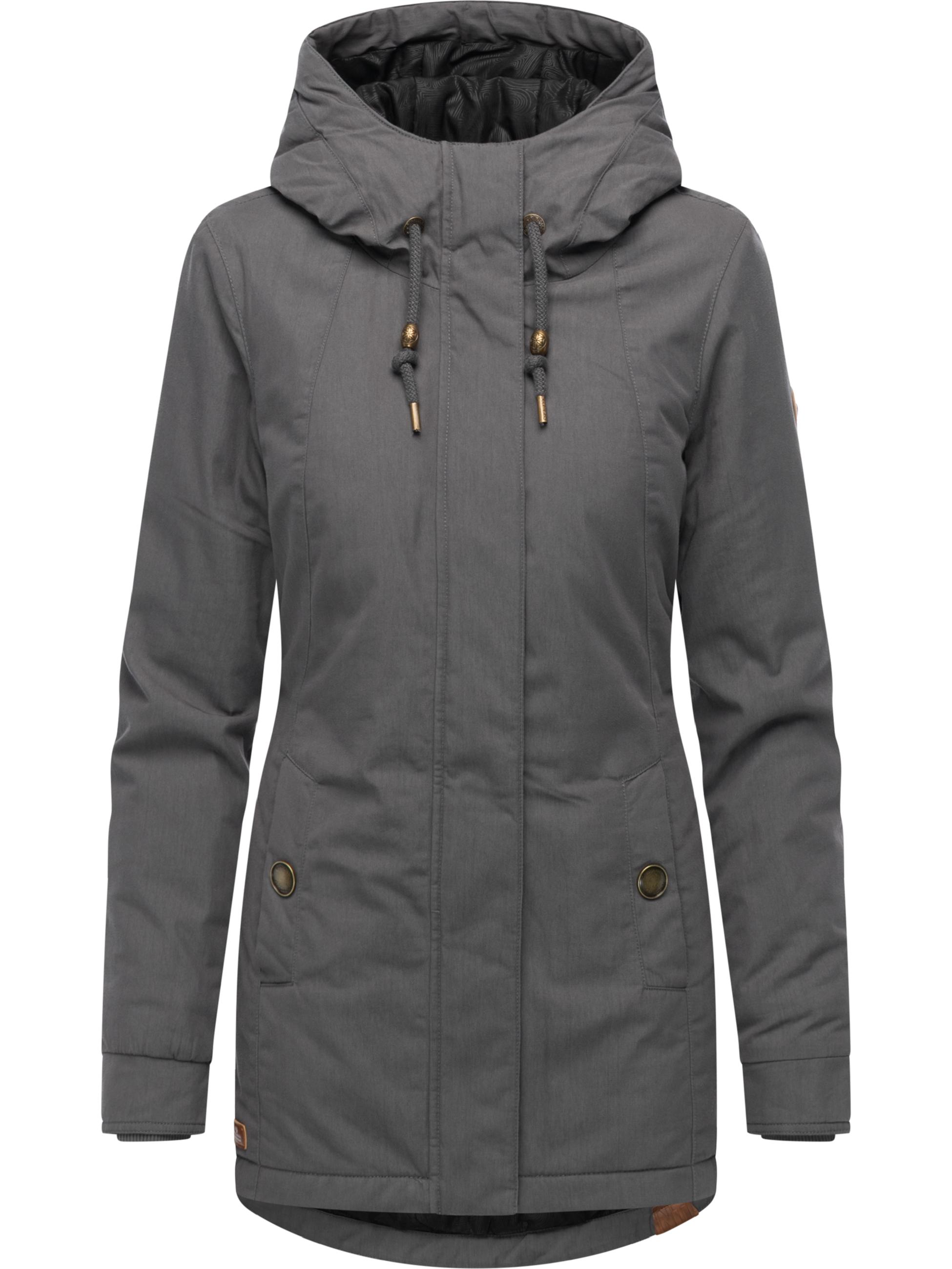 Winterjacke mit Kapuze "Monadena Parka YOUMODO" Stone Grey