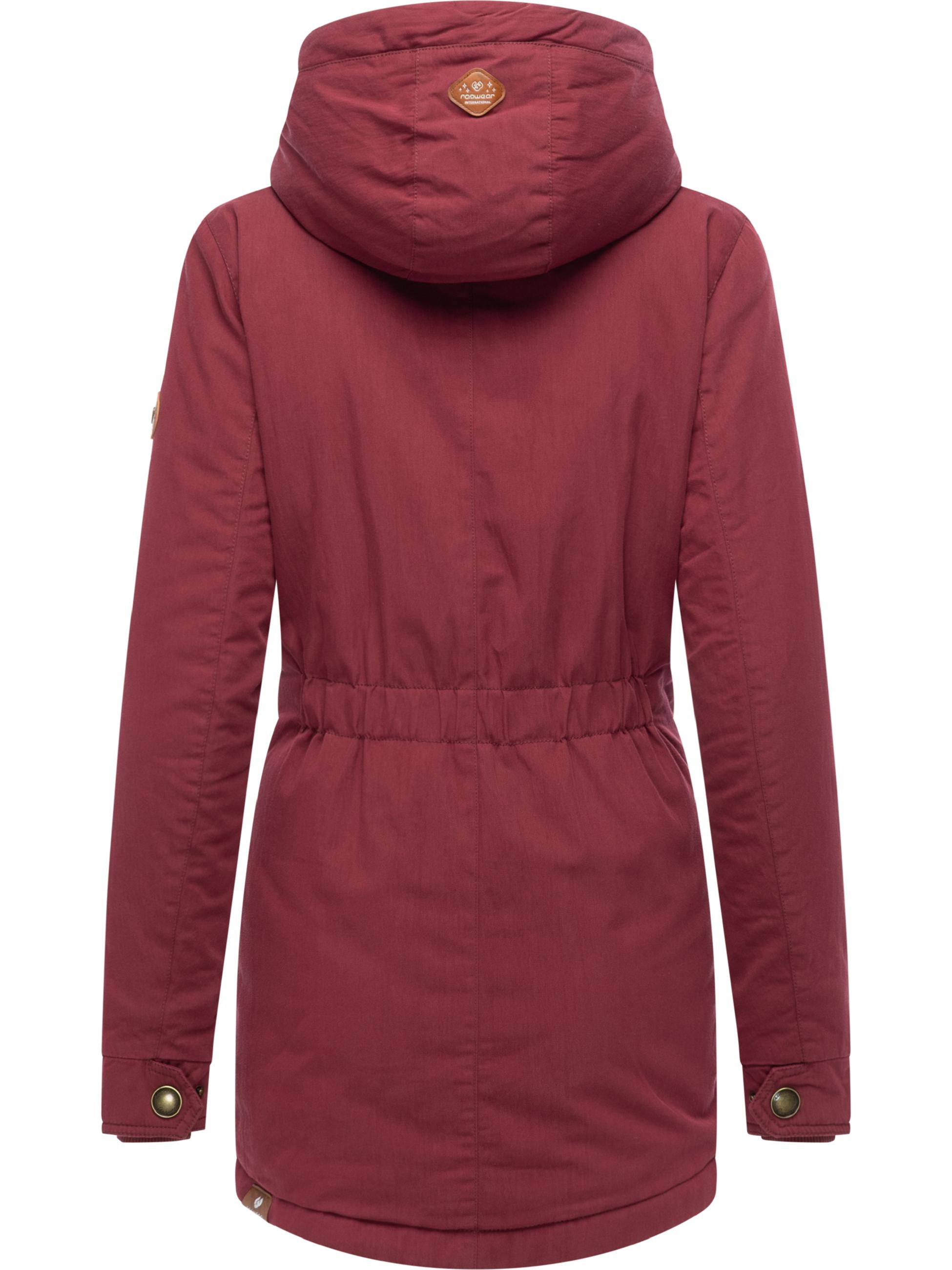Winterjacke mit Kapuze "Monadena Parka YOUMODO" Wine Red