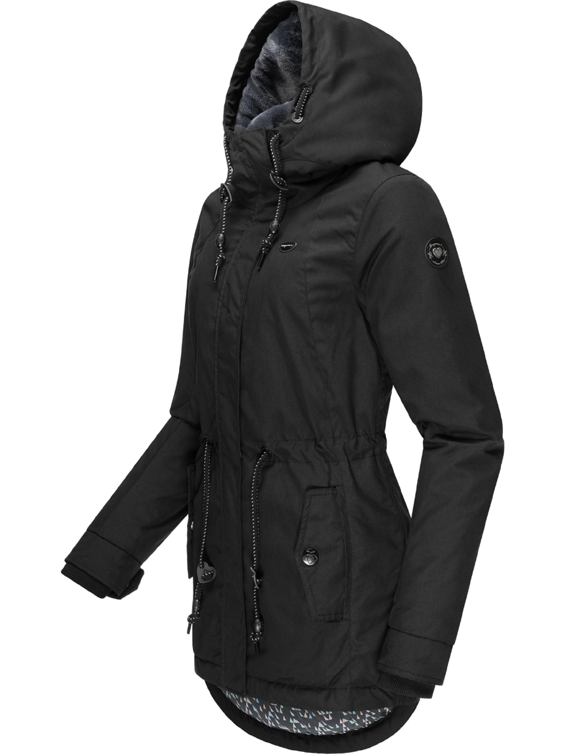 Winterparka mit Kapuze "Monadis Black Label" Black21