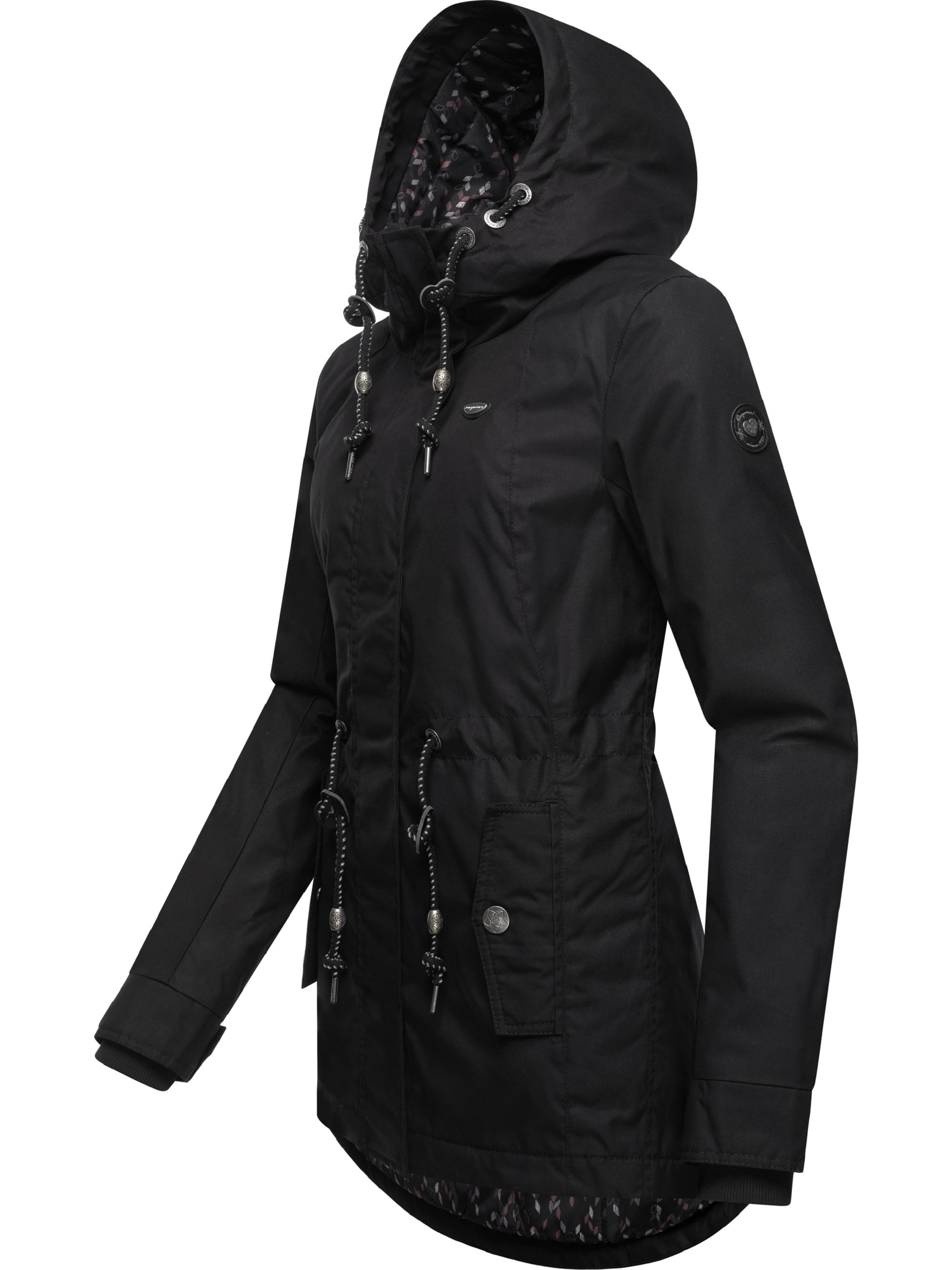 Winterparka mit Kapuze "Monadis Black Label" Black22