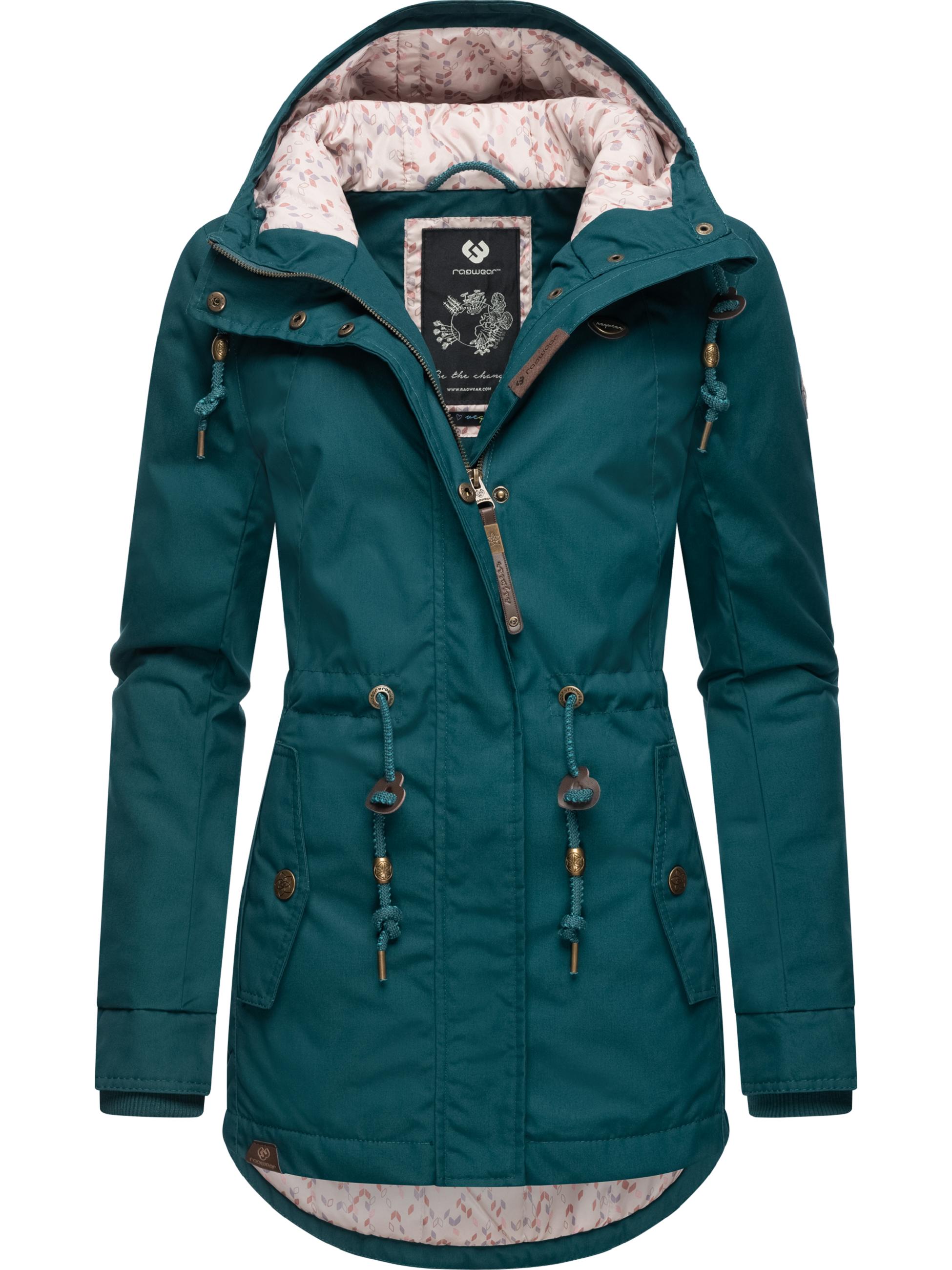 Winterparka mit Kapuze "Monadis Black Label" Dark Green22