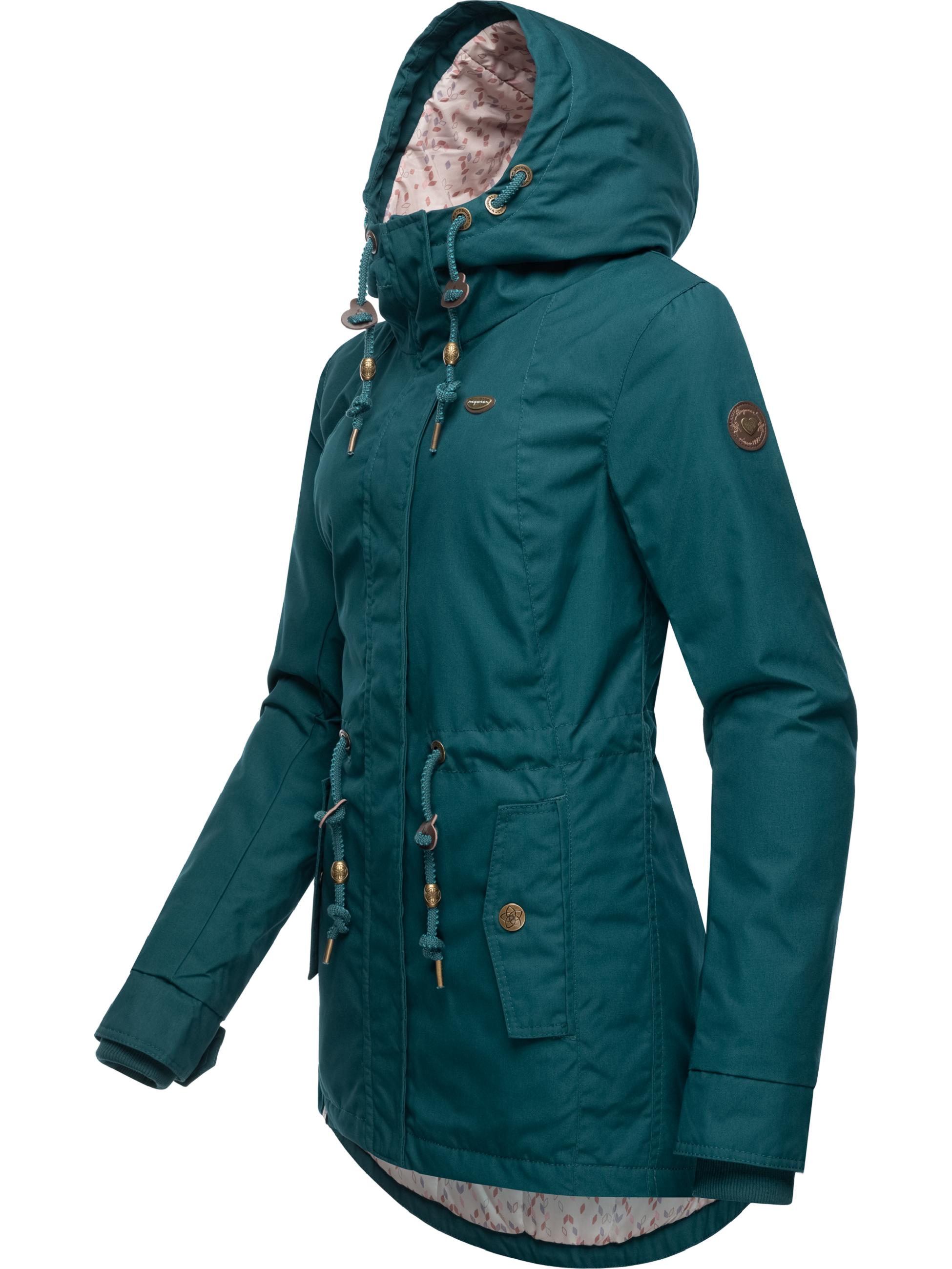 Winterparka mit Kapuze "Monadis Black Label" Dark Green22