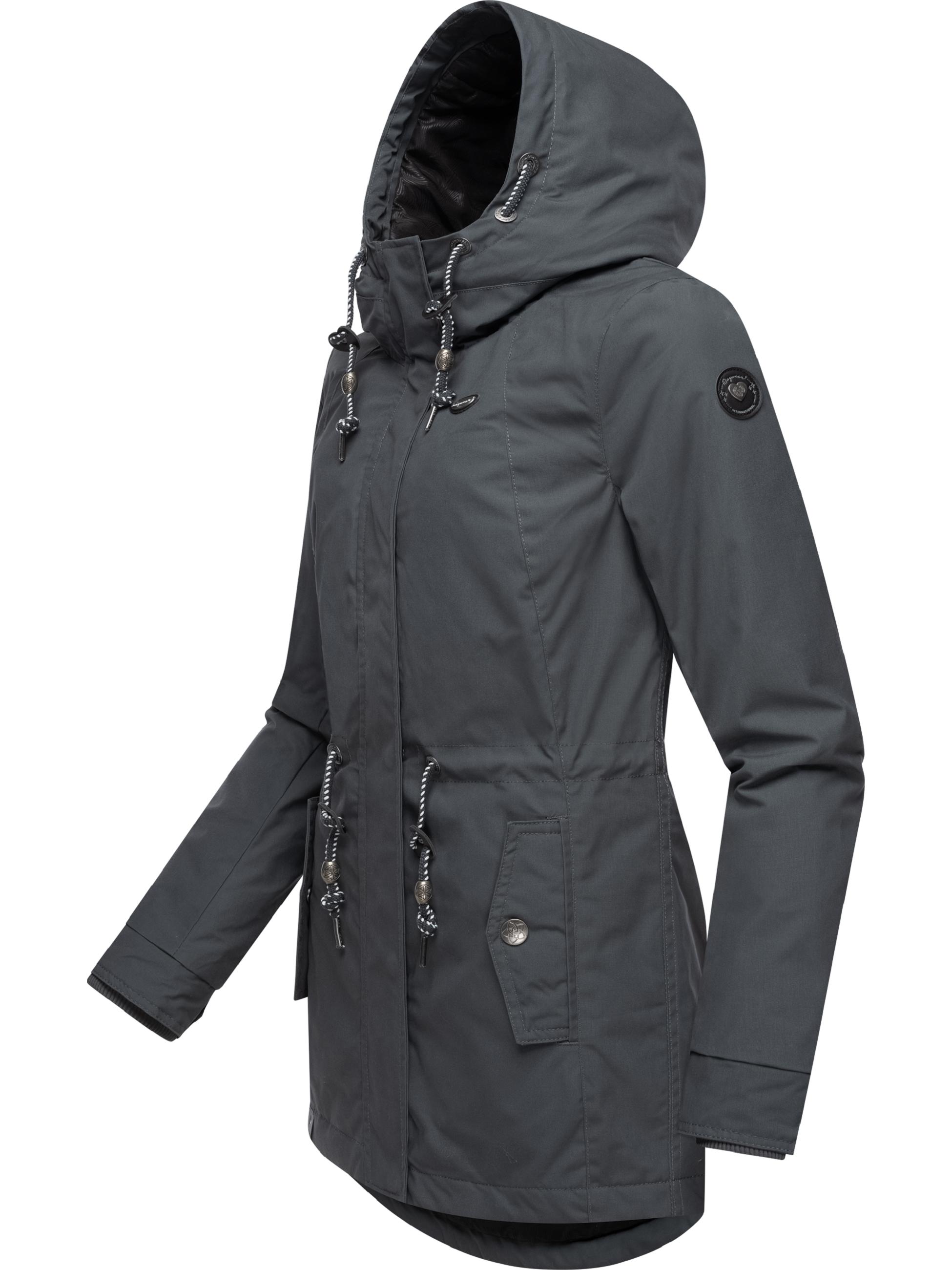 Winterparka mit Kapuze "Monadis Black Label" Dark Grey24