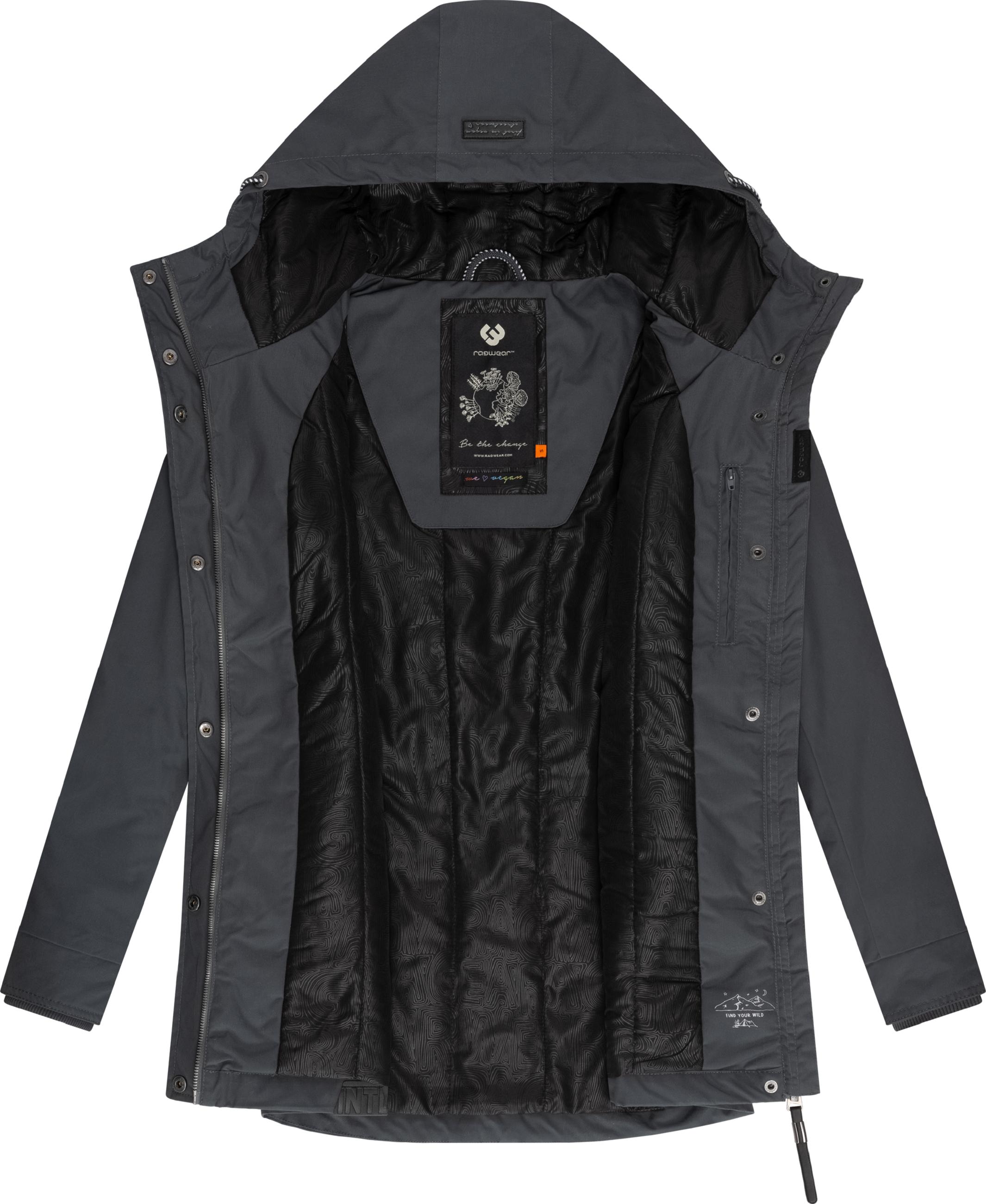 Winterparka mit Kapuze "Monadis Black Label" Dark Grey24