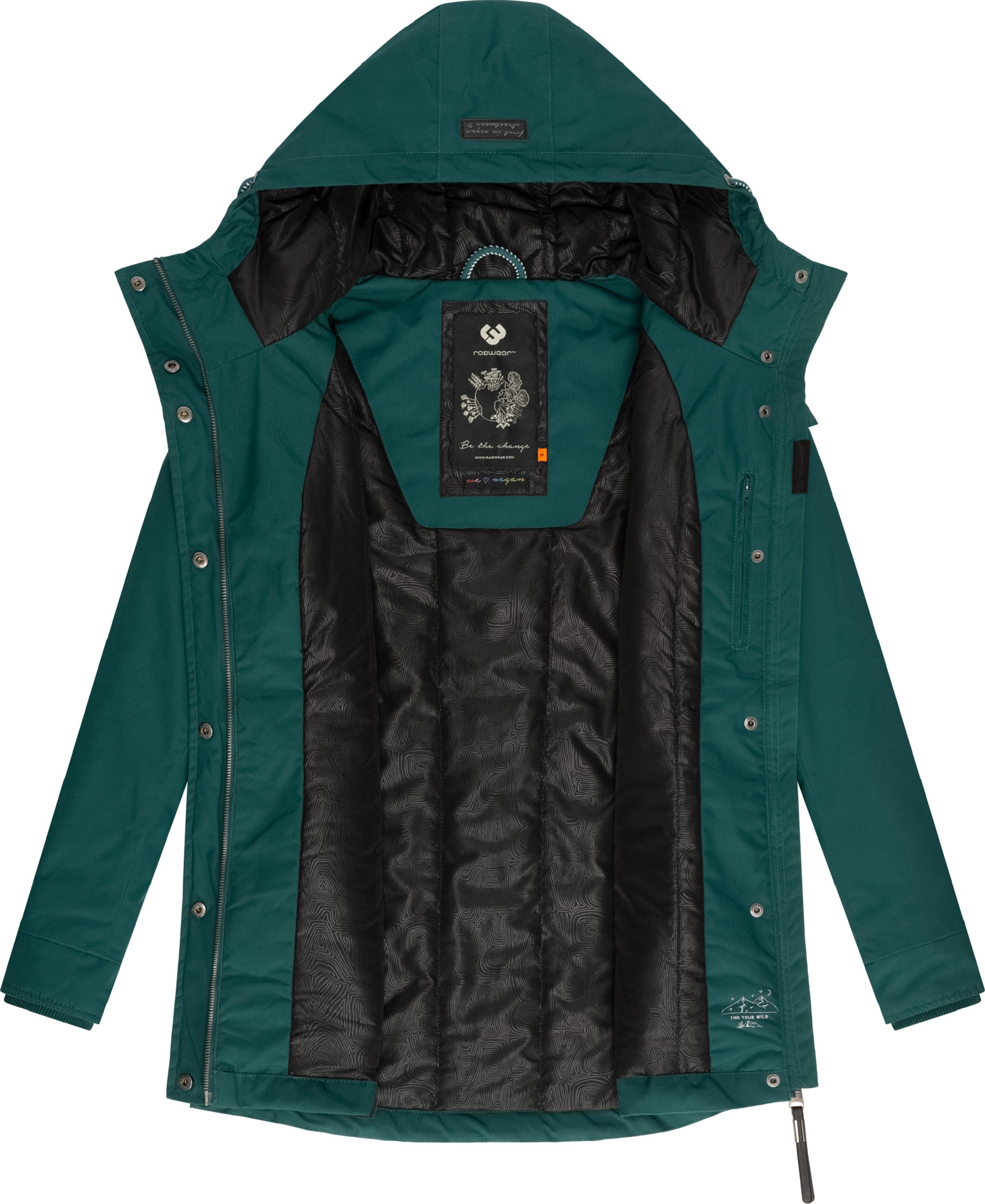 Winterparka mit Kapuze "Monadis Black Label" Forest Green24