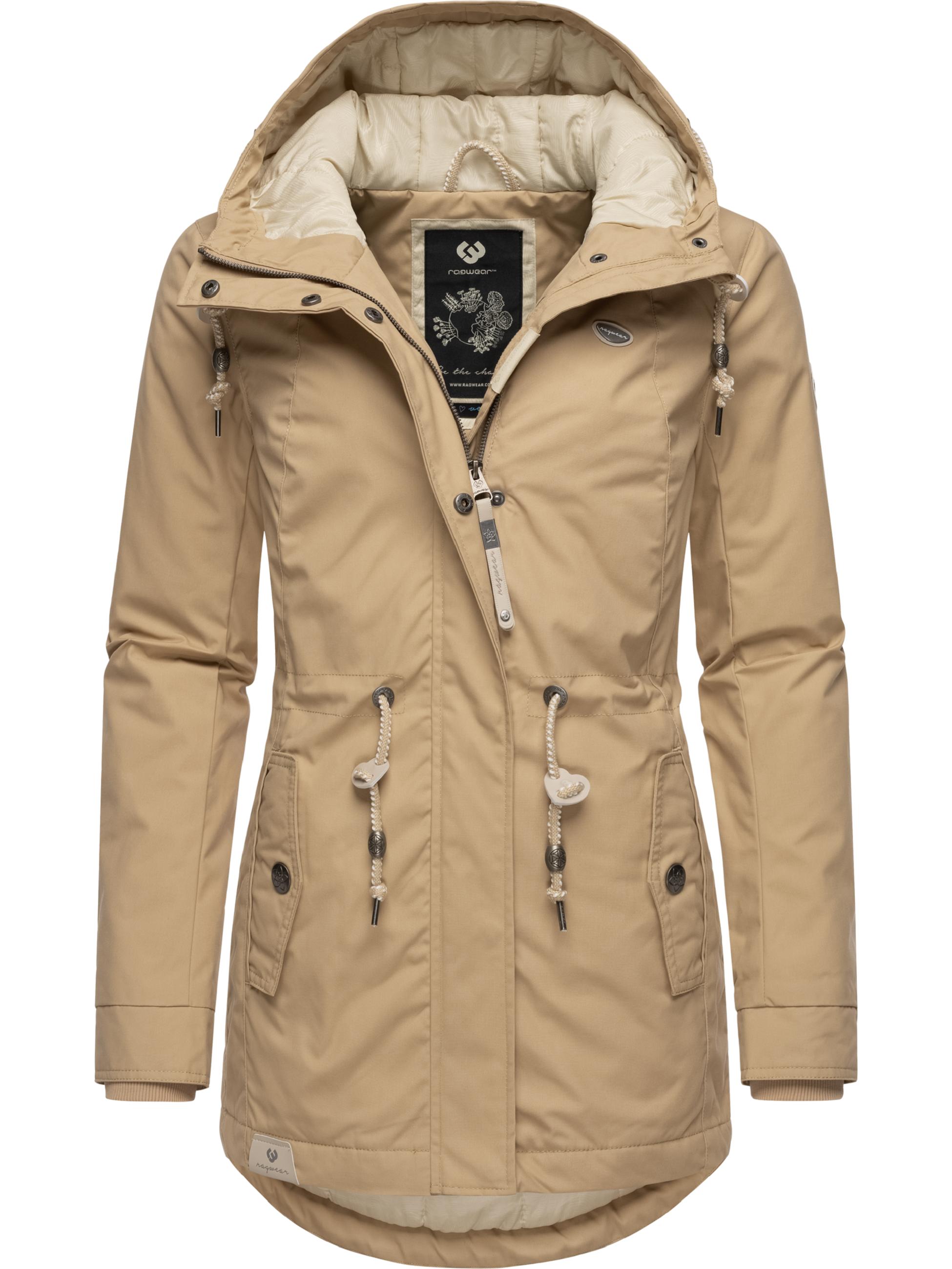 Winterparka mit Kapuze "Monadis Black Label" Taupe24