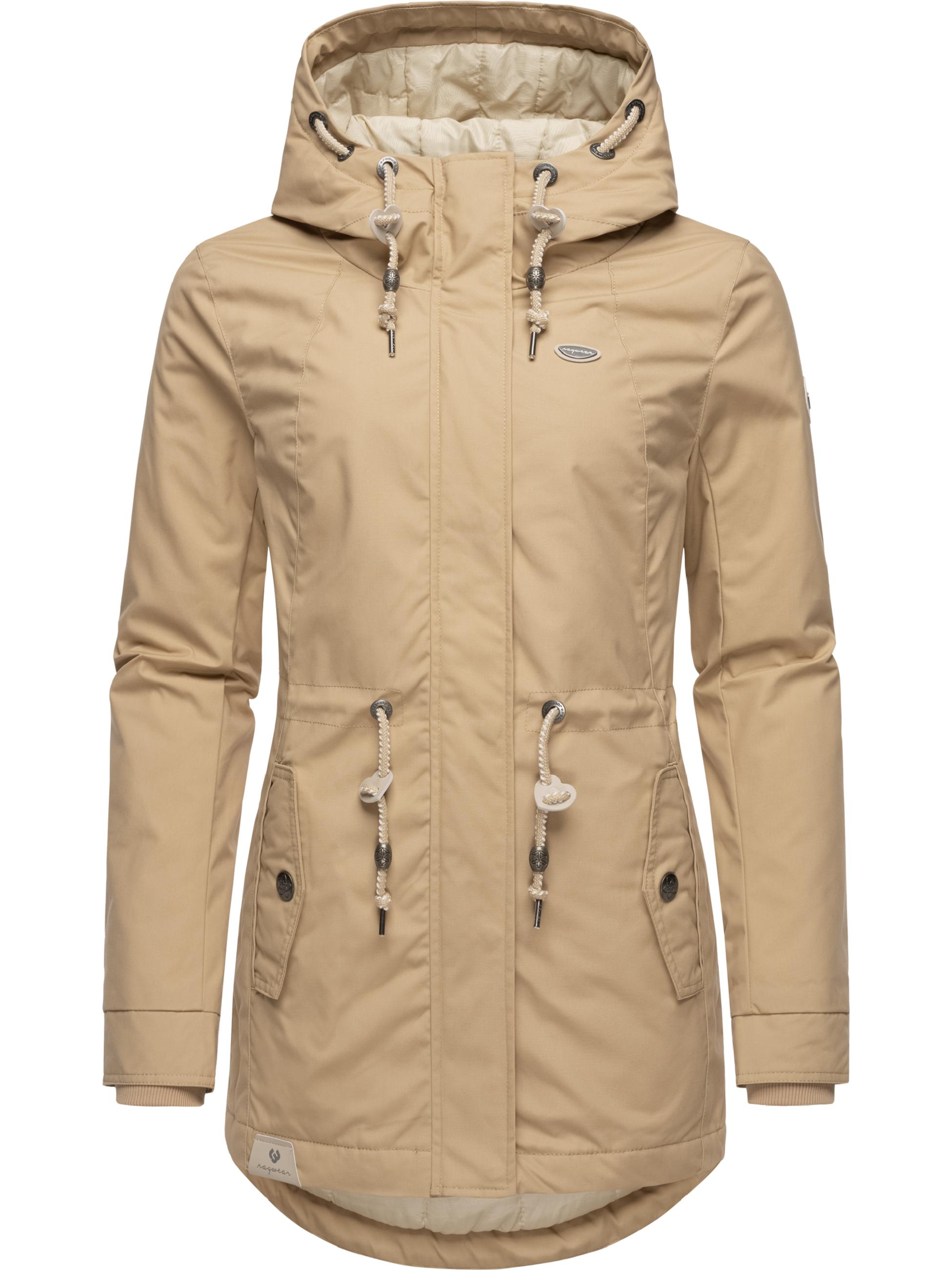 Winterparka mit Kapuze "Monadis Black Label" Taupe24